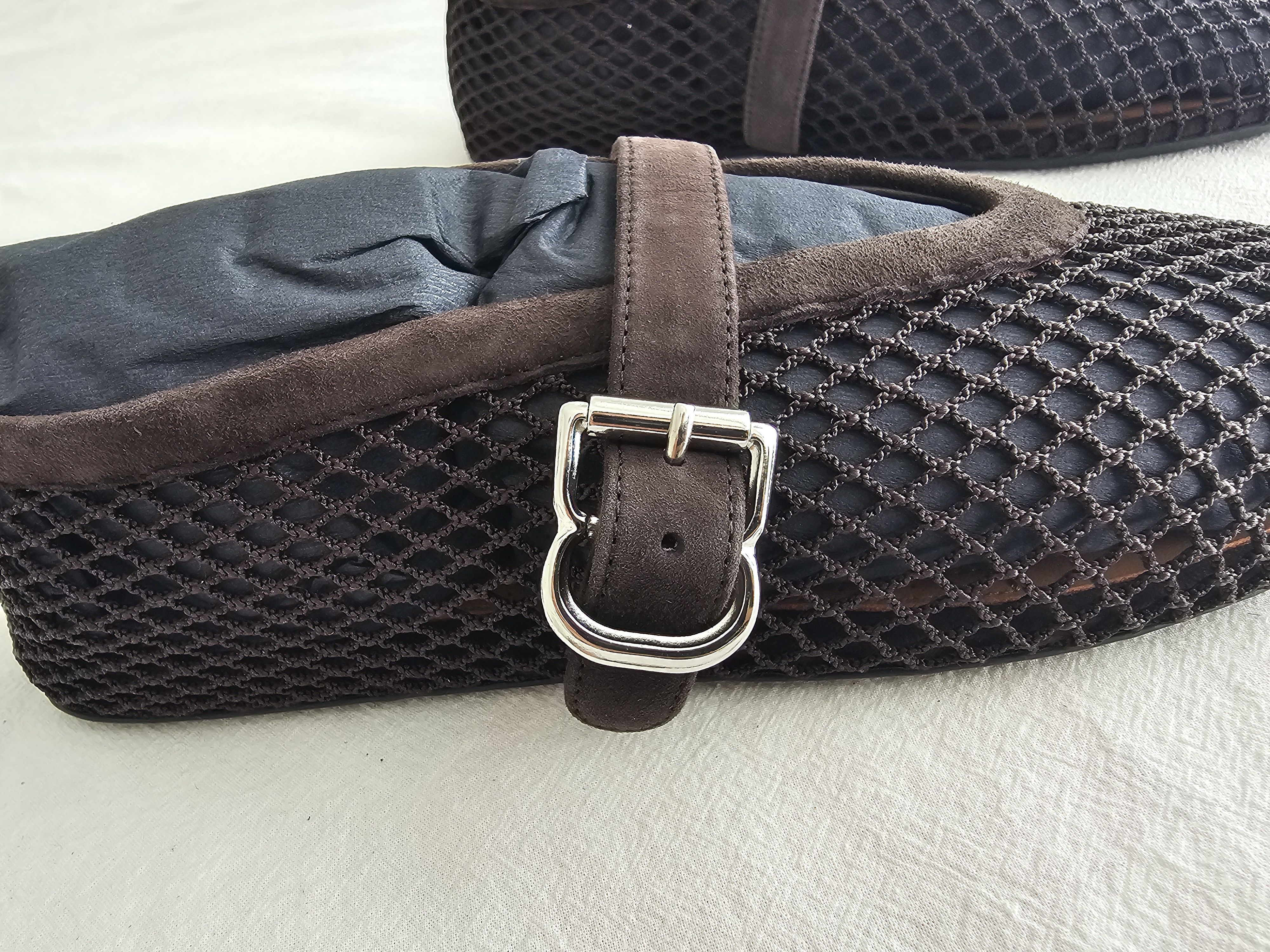 Suede Ballet Flats In Fishnet in Brown, Women's (Size 6) — image 5 of 6