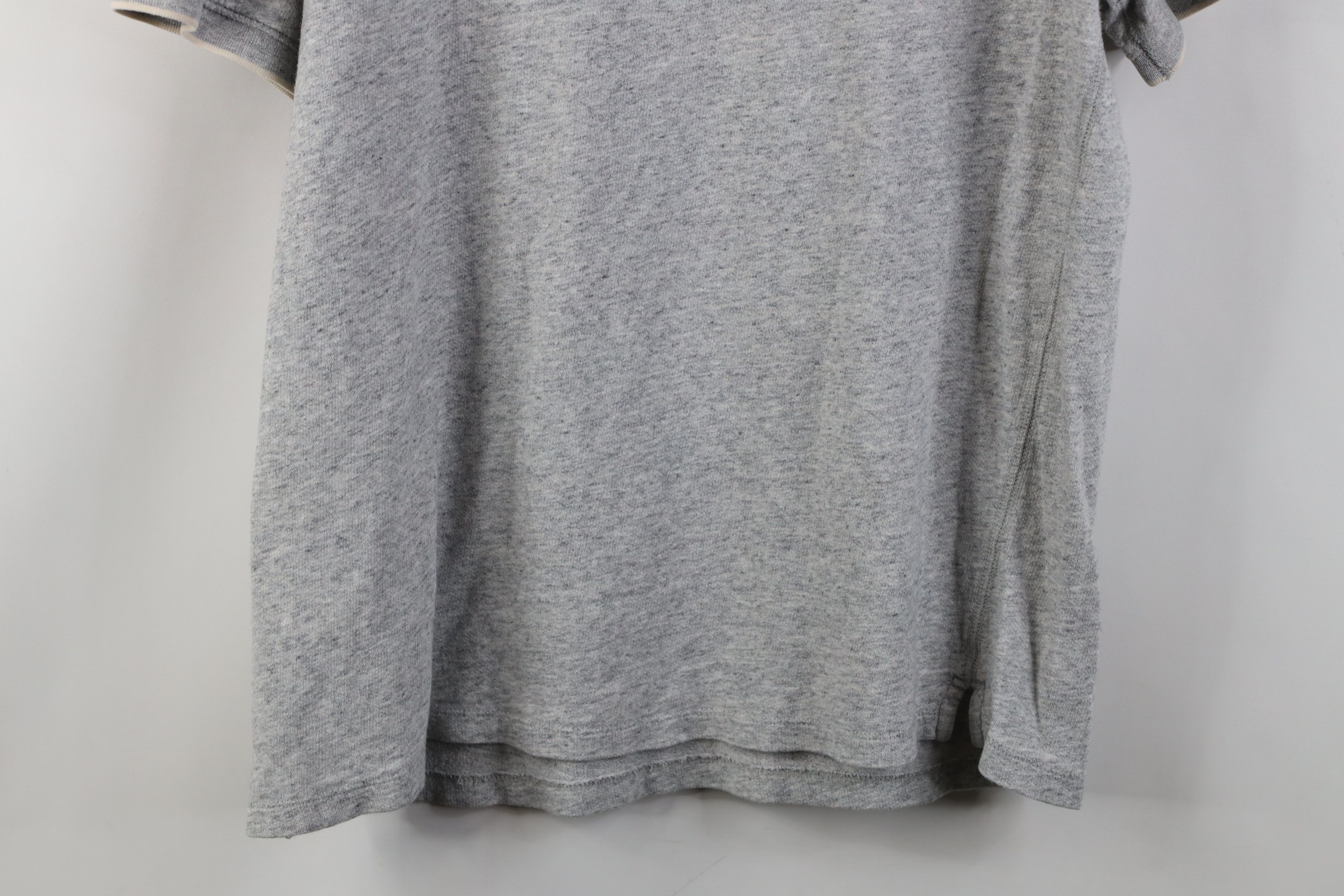 J.Crew J Crew Knit Goods Fit Jersey Cotton Knit Henley T-Shirt Gray Size US M / EU 48-50 / 2 - 11 Thumbnail