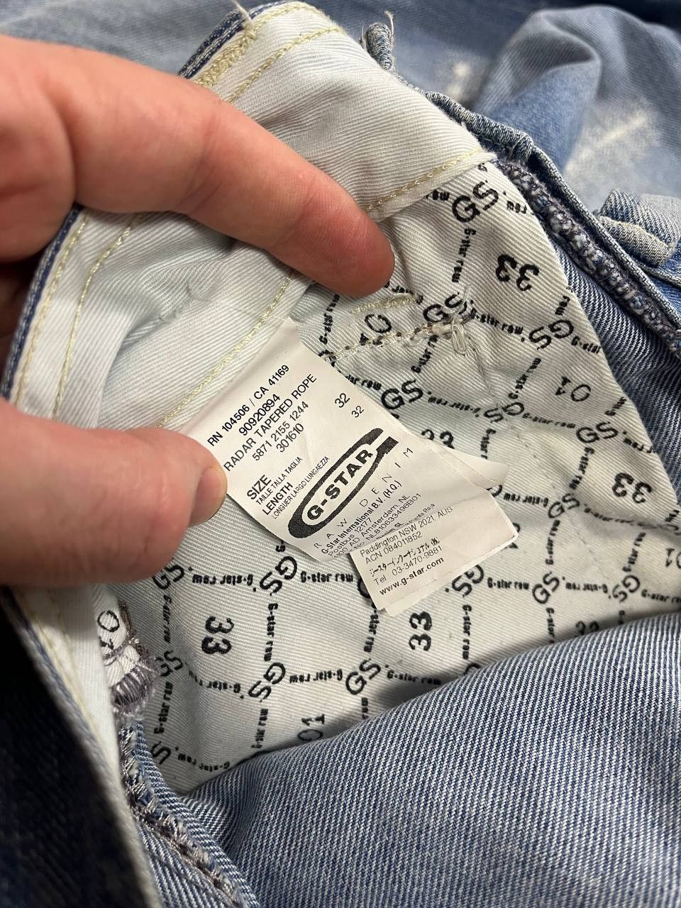 G-Star Rare jeans G-star Raw 33/01 Size US 32 / EU 48 - 6 Thumbnail