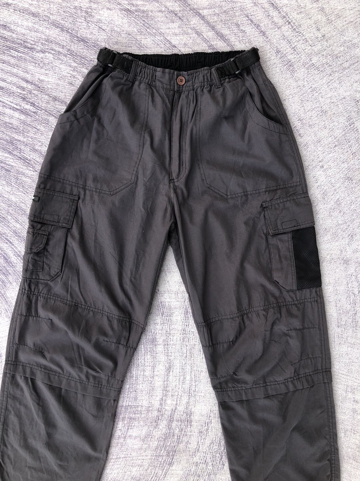 Japanese Brand Vintage Outdoor Cargo 6 Pocket Stretchble Waist Size US 26 / EU 42 - 2 Thumbnail