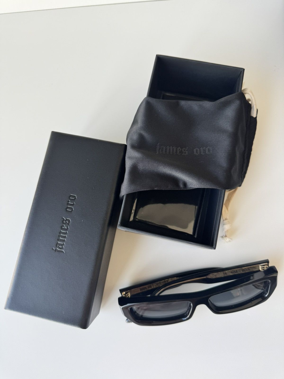 James Oro James Oro Rouge Black Sunglasses Size ONE SIZE - 9 Thumbnail