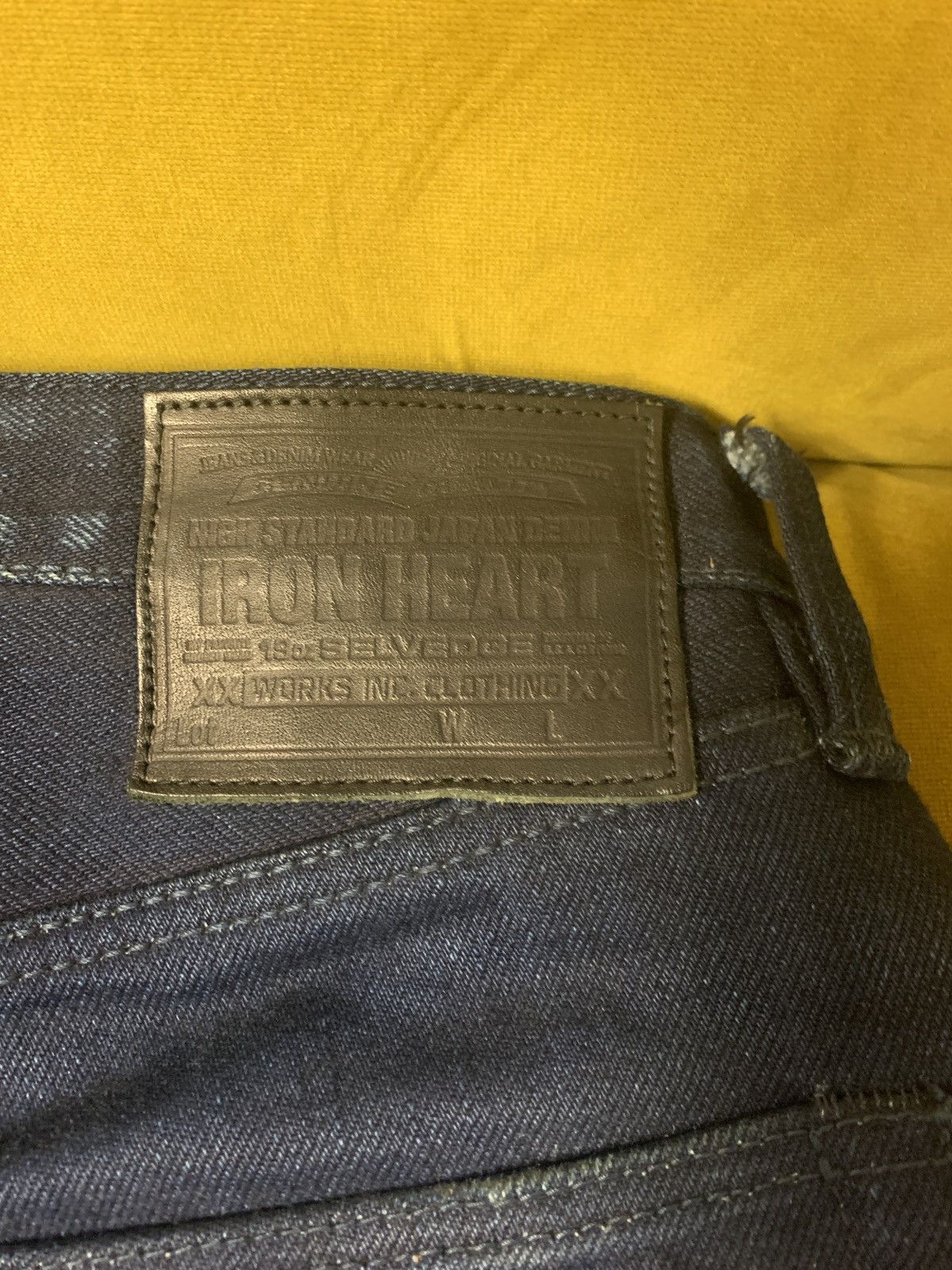 Iron Heart Ih-555ii Double Indigo 19oz 