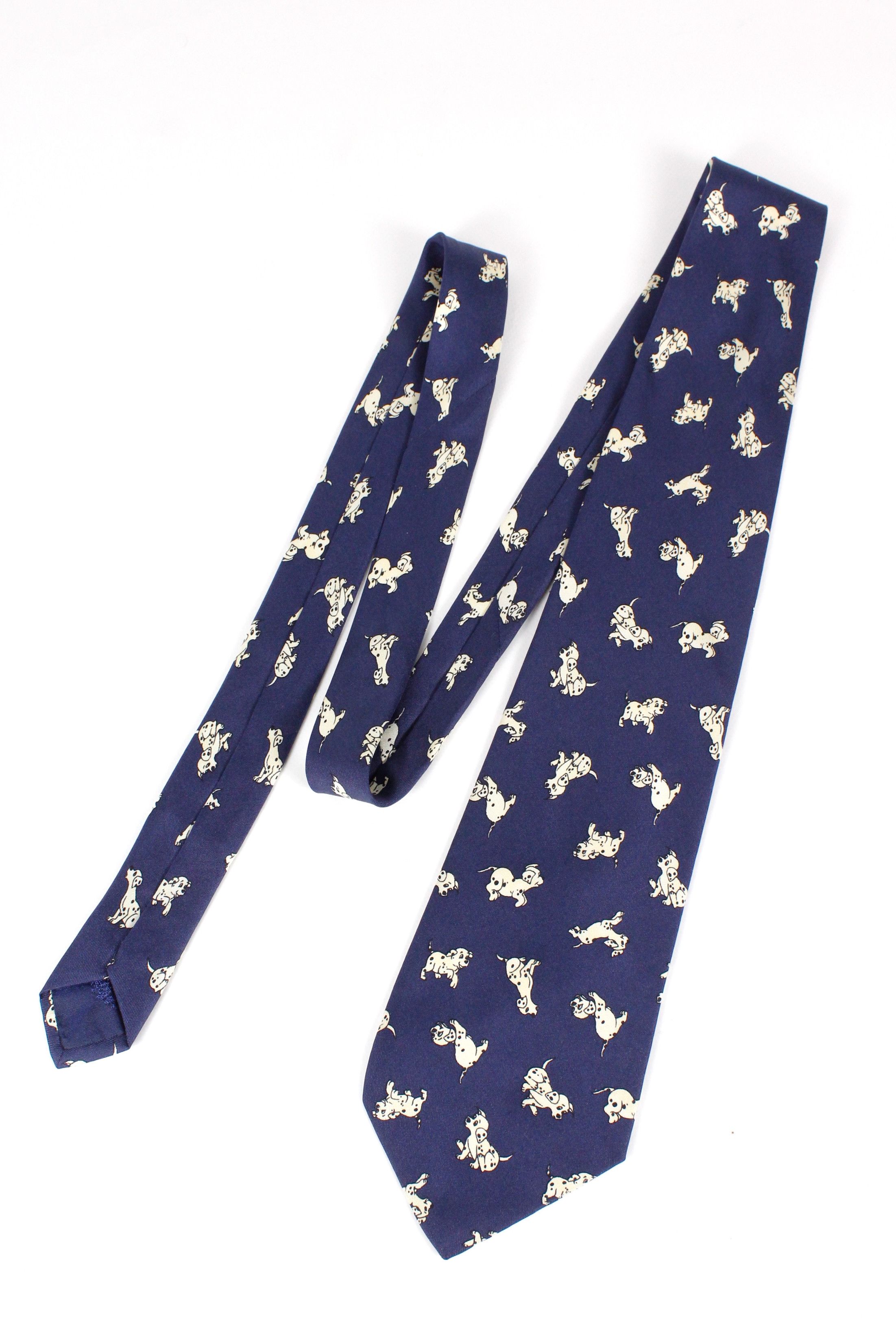 Altea Altea Milano Dalmatian Abstract Pattern Silk Tie Cravatte NZ Size ONE SIZE - 1 Thumbnail