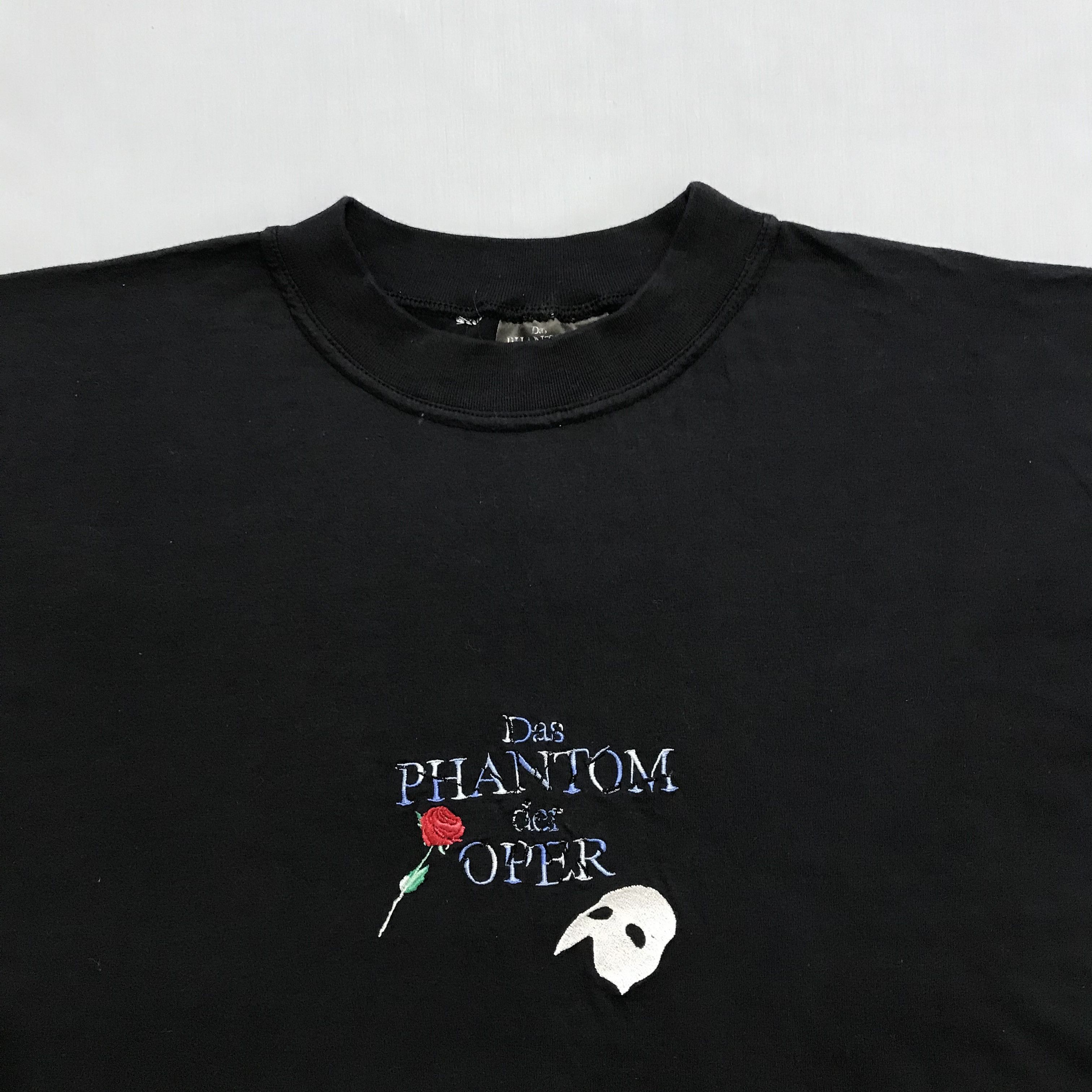 Vintage PHANTOM OPER 1990 Vintage T-Shirt Band Tee 90s Kanye West Size US L / EU 52-54 / 3 - 3 Thumbnail
