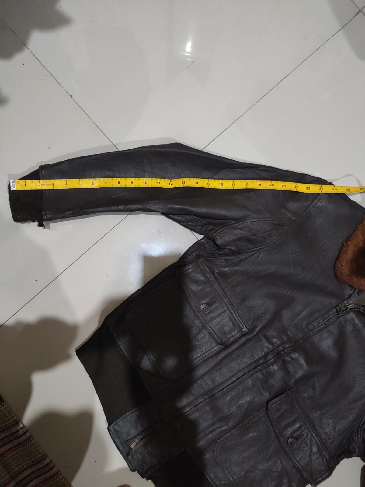 Vintage VERY RARE VINTAGE LEATHER JACKET G1 VIETNAM WAR USN Size US L / EU 52-54 / 3 - 15 Thumbnail