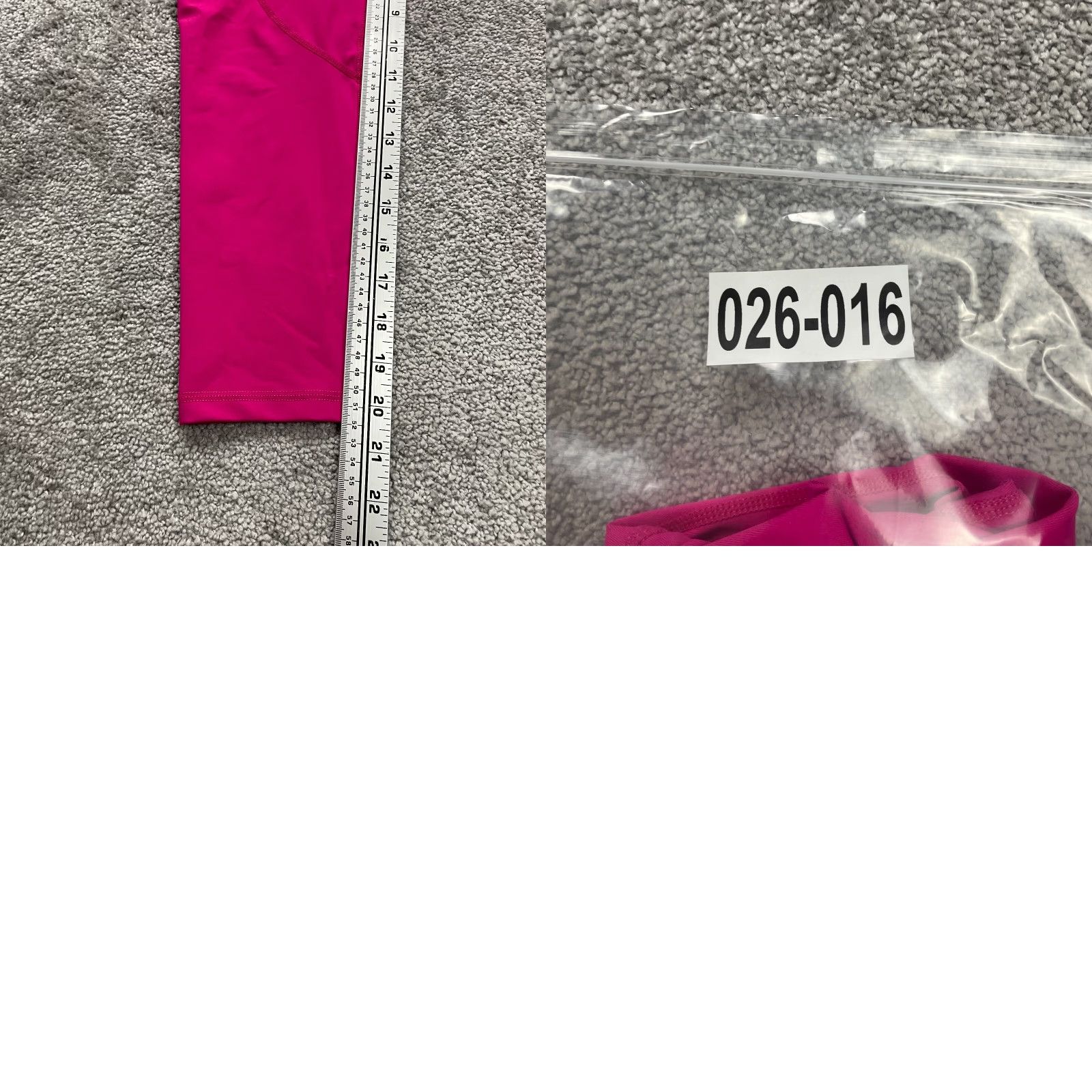 Vintage VINTAGE Zyia Cropped Leggings Womens 6-8 Pink High Rise Athletic Active Yoga Gym 26x20 Size 28" / US 6 / IT 42 - 8 Thumbnail