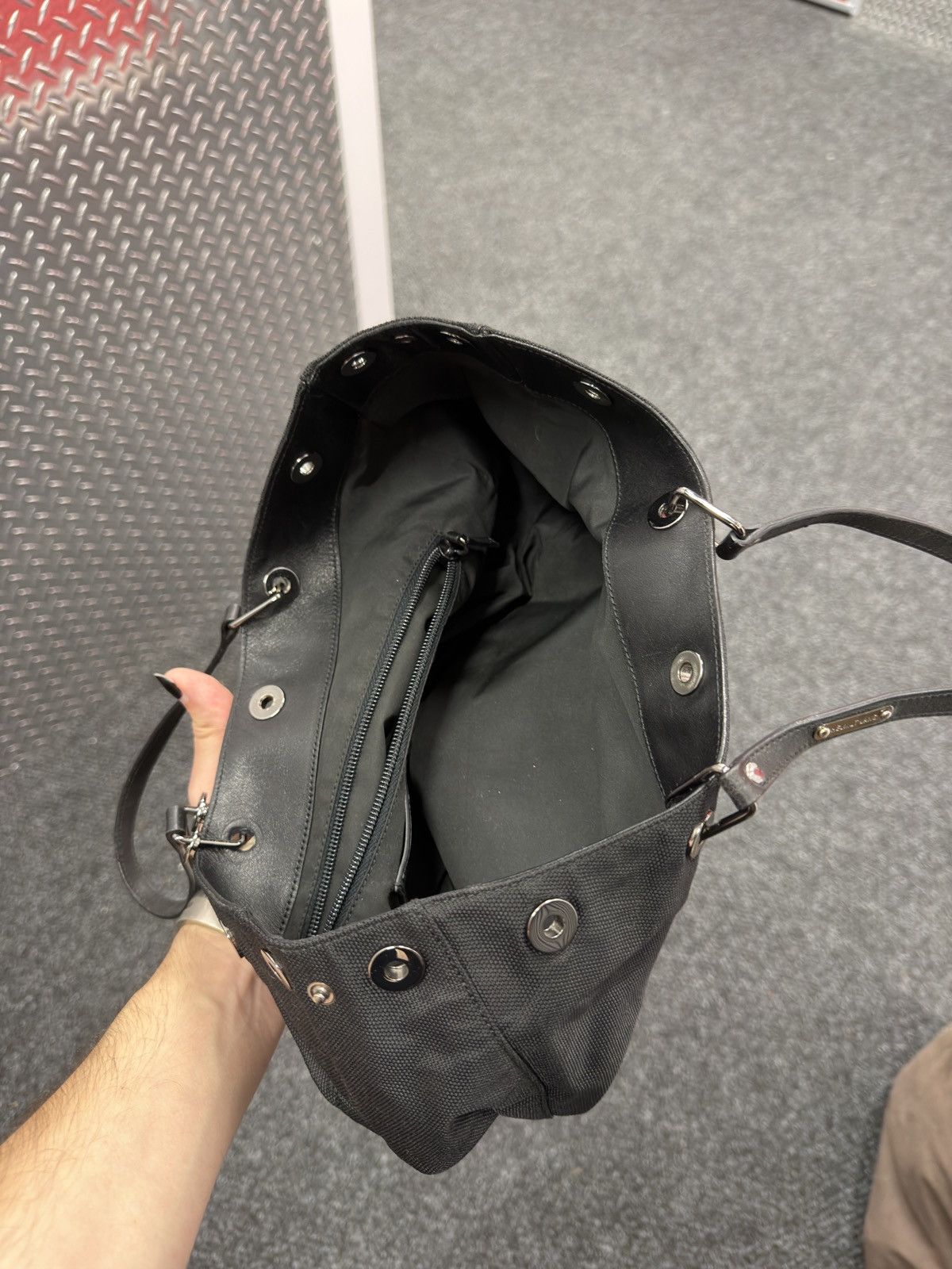 Helmut Lang ‘00s Asymmetric Nylon Bag Size ONE SIZE - 7 Thumbnail
