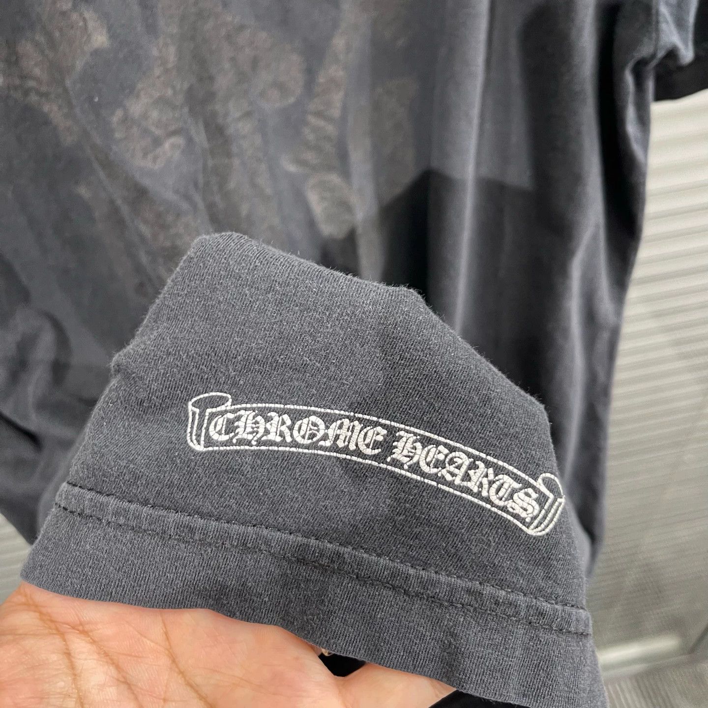 Chrome Hearts CH Dark Sword & Sanskrit Logo SS Tee XXL 9/10 Print Flaw Size US XXL / EU 58 / 5 - 7 Thumbnail