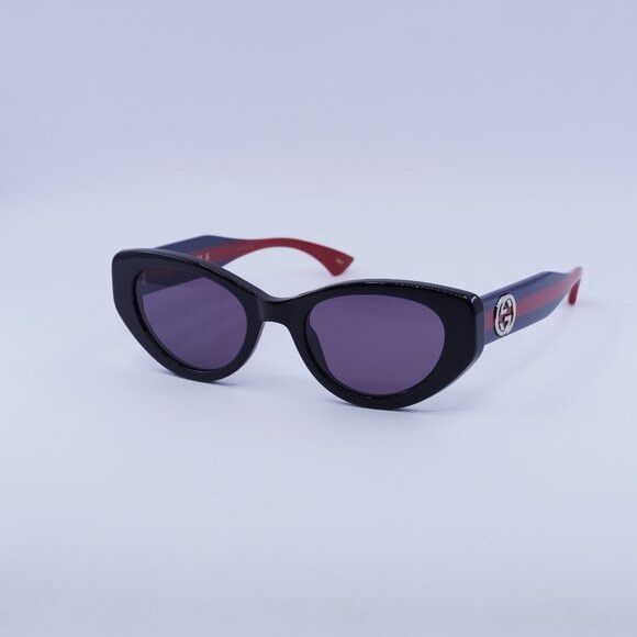 Gucci 🕶️ New Gucci GG1862S 004 Sunglasses - Shiny Black/Blue/Red Size ONE SIZE - 1 Thumbnail