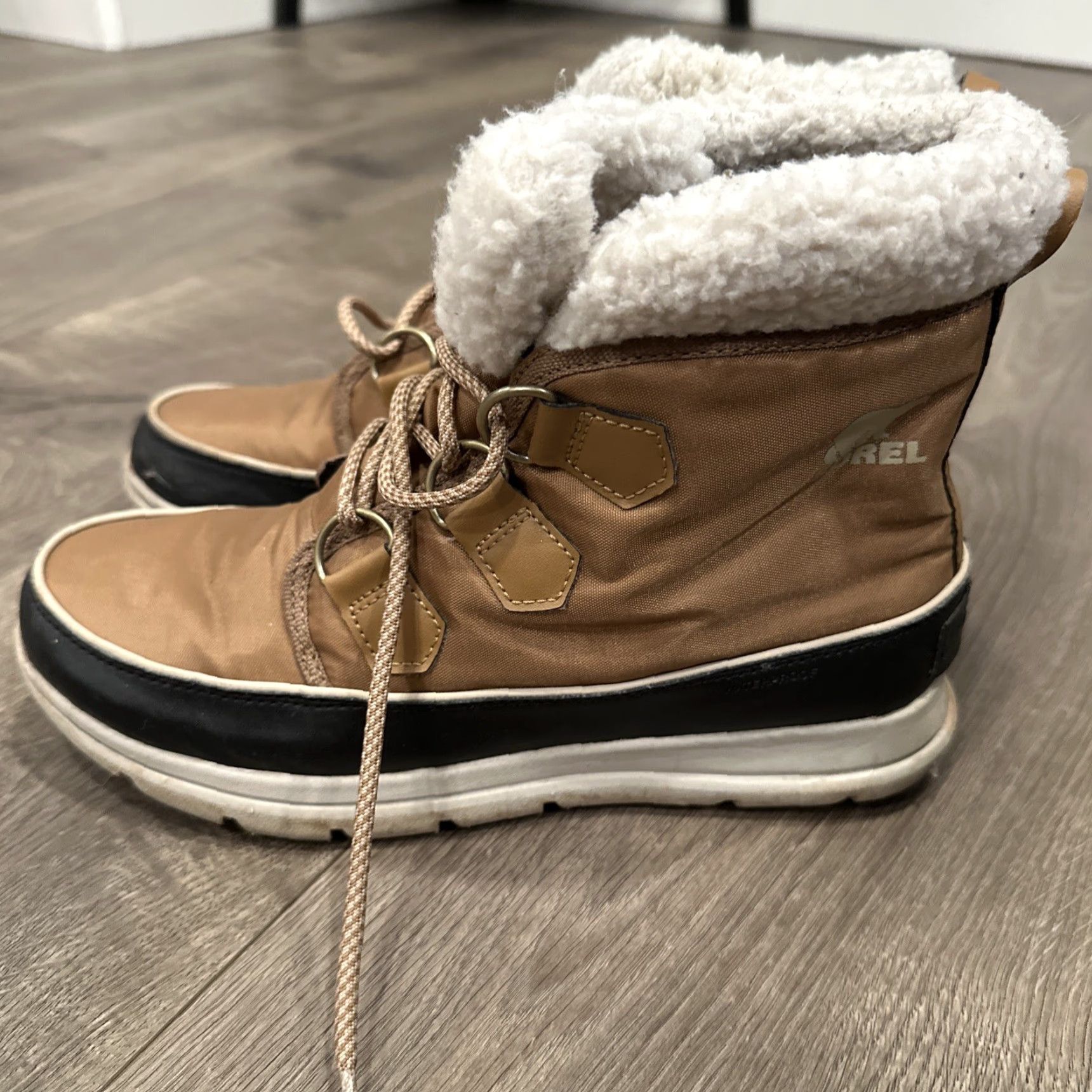 SOREL Sorel Explorer Carnival Waterproof Boots Beige Women's Size 9.5 Ankle Outdoor Size US 9.5 / IT 39.5 - 3 Thumbnail