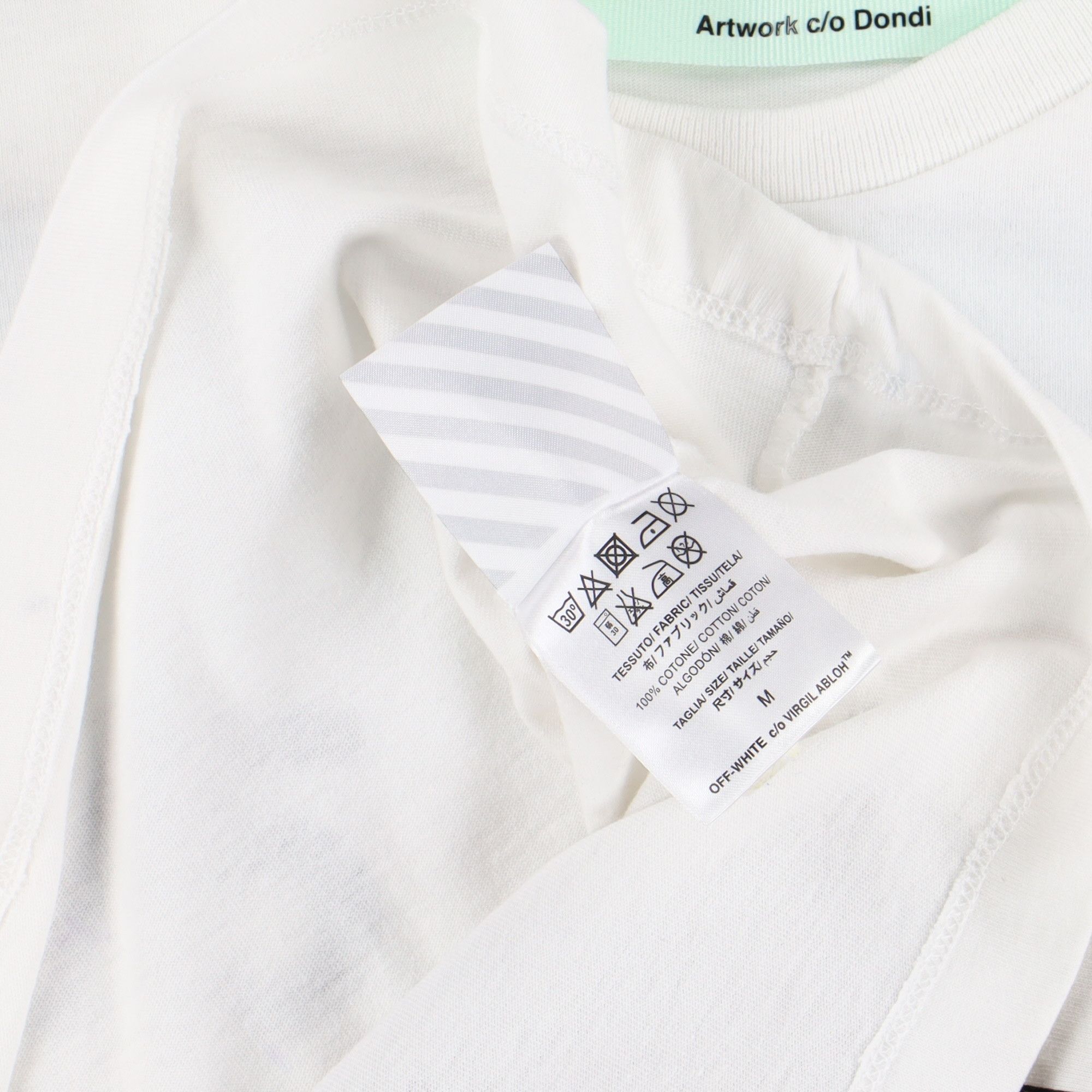 Off-White White Dondi Demon Graffiti Logo T-Shirt Size M / US 6-8 / IT 42-44 - 10 Thumbnail