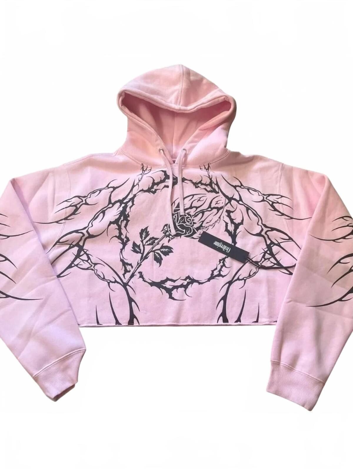 Civil Regime Civil Regime Bloom forever cropped hoodie pink L Size L / US 10 / IT 46 - 1 Thumbnail