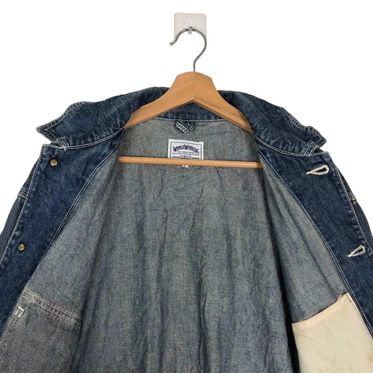 Japanese Brand 🔥Chore Denim Work Jacket Big John USA Toyo Enterprise Size US L / EU 52-54 / 3 - 11 Thumbnail