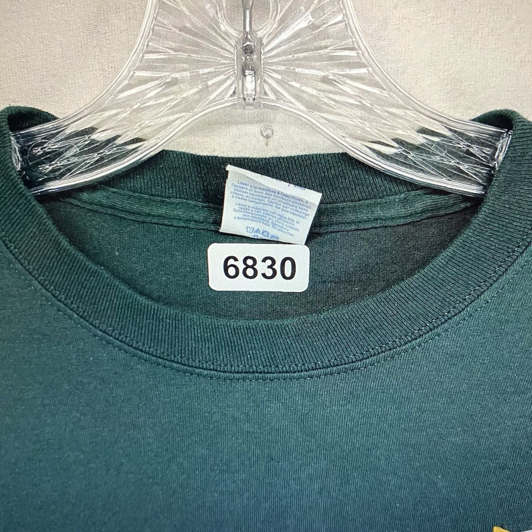 Port & Company VINTAGE Fitchburg State University Work T-Shirt Adult XL Cotton Green University 90s Crew Neck Logo Breathable Short Sleeve Men's Size US XL / EU 56 / 4 - 4 Thumbnail