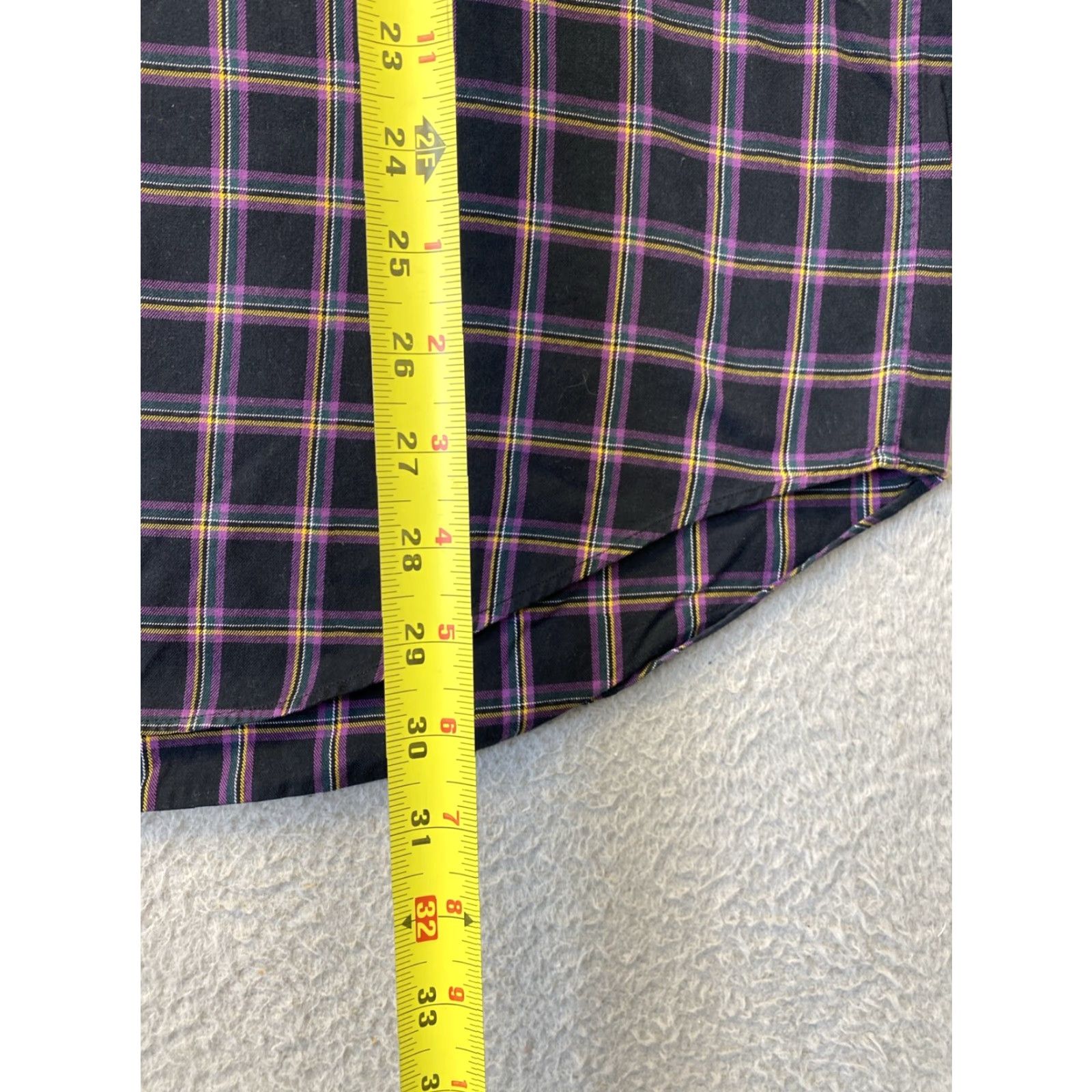 Polo Ralph Lauren VINTAGE Polo Ralph Lauren Classic Button-Up Shirt, Mens M, Black Plaid, Long Sleeve, Casual, Signature Pony Logo Size US M / EU 48-50 / 2 - 7 Thumbnail