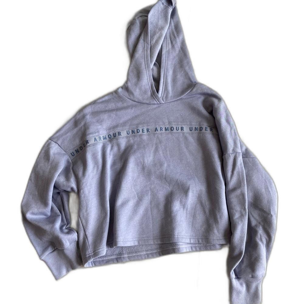 Under Armour Under Armour Cropped Hoodie - Soft Purple Size S / US 4 / IT 40 - 1 Thumbnail