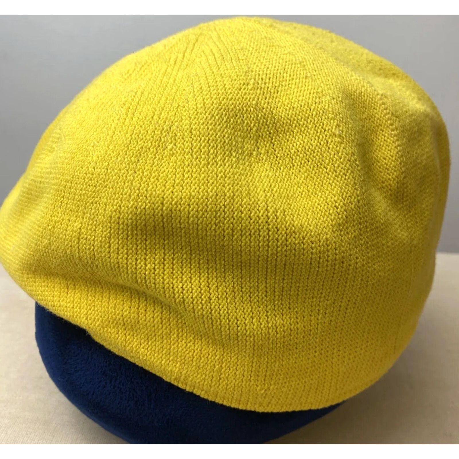 Vintage Summer Plain Newsboy Gatsby Cap Ivy Hat Golf Yellow Mens Flat Cabbie H-88 Size ONE SIZE - 4 Thumbnail