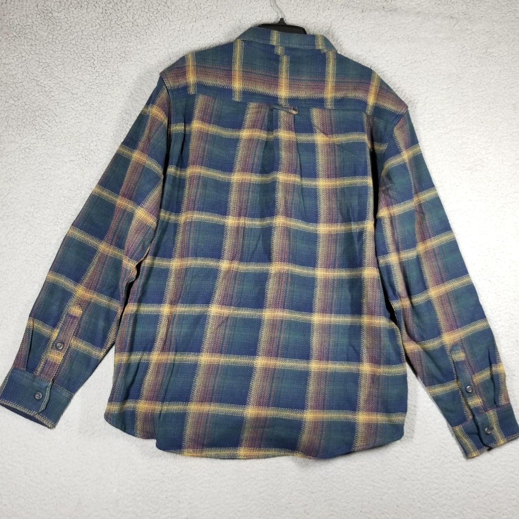 Orvis Orvis Flannel Shirt Mens XL Green Plaid Fleece-Lined Long Sleeve Button-Front Pockets Size US XL / EU 56 / 4 - 2 Thumbnail