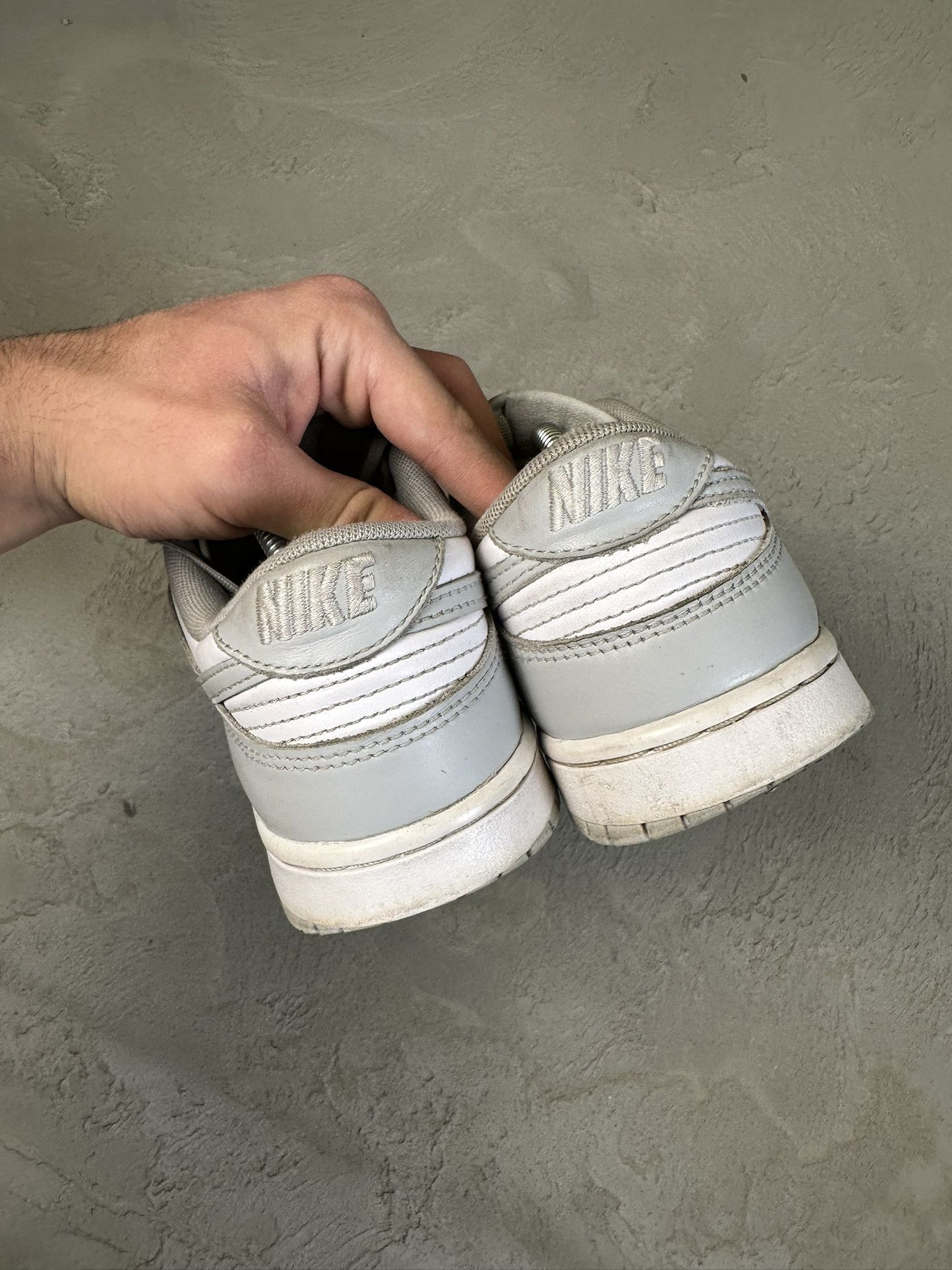 Nike Nike Dunk Gray Fog Low Leather Sneakers Hype Size US 7.5 / EU 40-41 - 9 Thumbnail