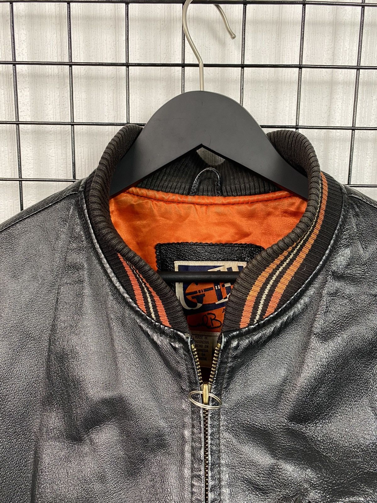 Other Vintage Denver Broncos NFL Leather Bomber Jacket Varsity XL Size US XL / EU 56 / 4 - 9 Thumbnail