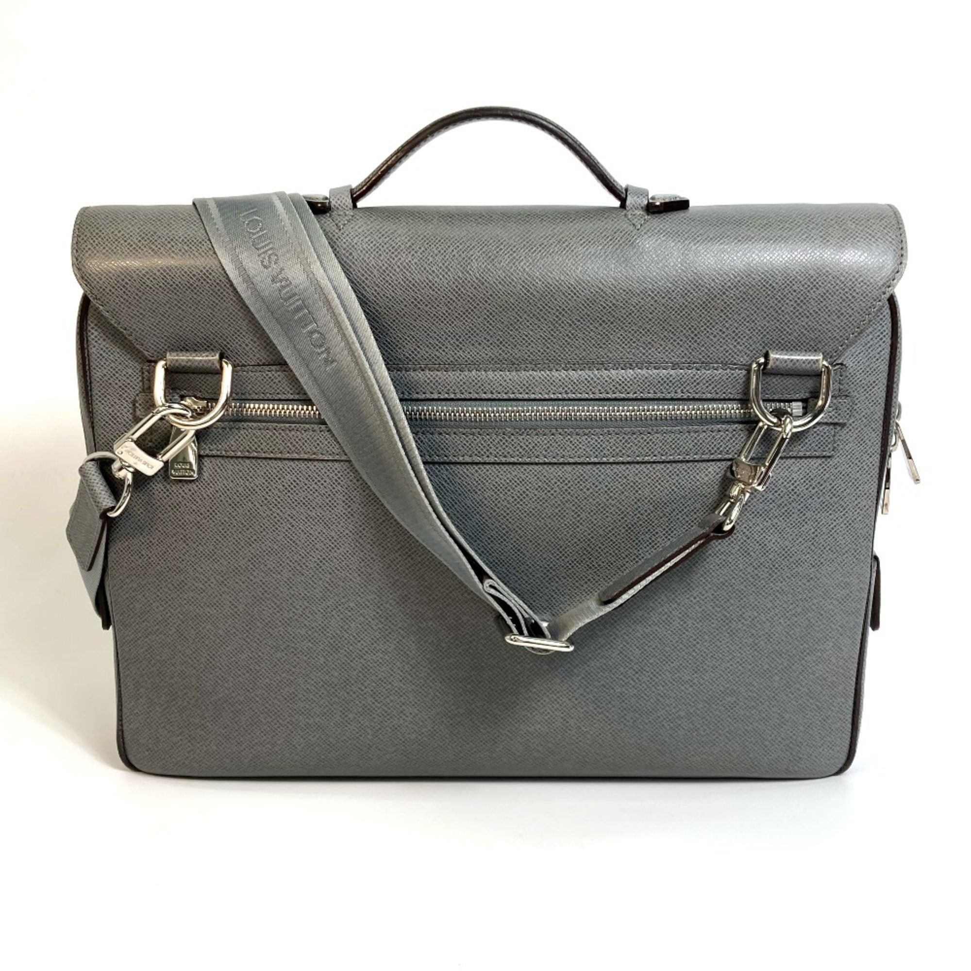 Louis Vuitton Louis Vuitton M32641 Taiga 2WAY Shoulder Bag Briefcase gray Size ONE SIZE - 1 Thumbnail