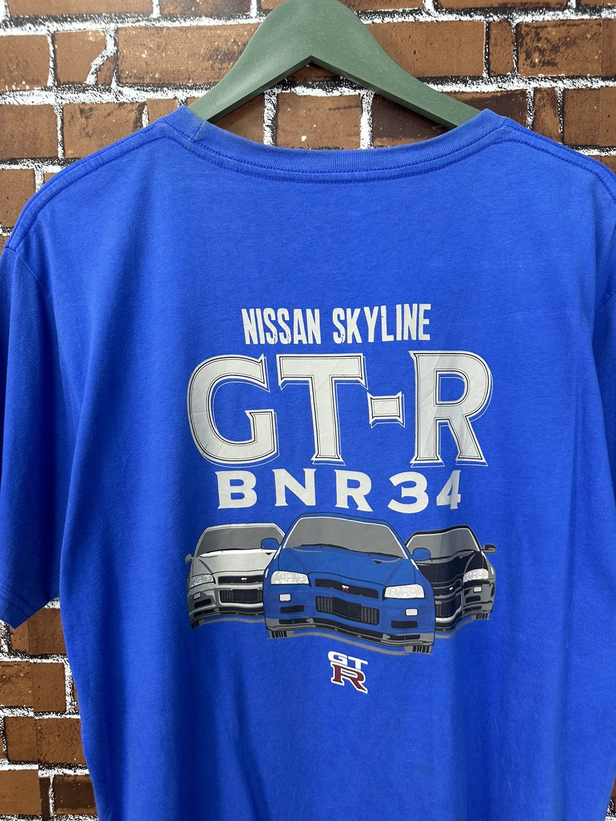 Vintage Vintage Nissan Skyline GTR Tshirt A960 Size US L / EU 52-54 / 3 - 3 Thumbnail