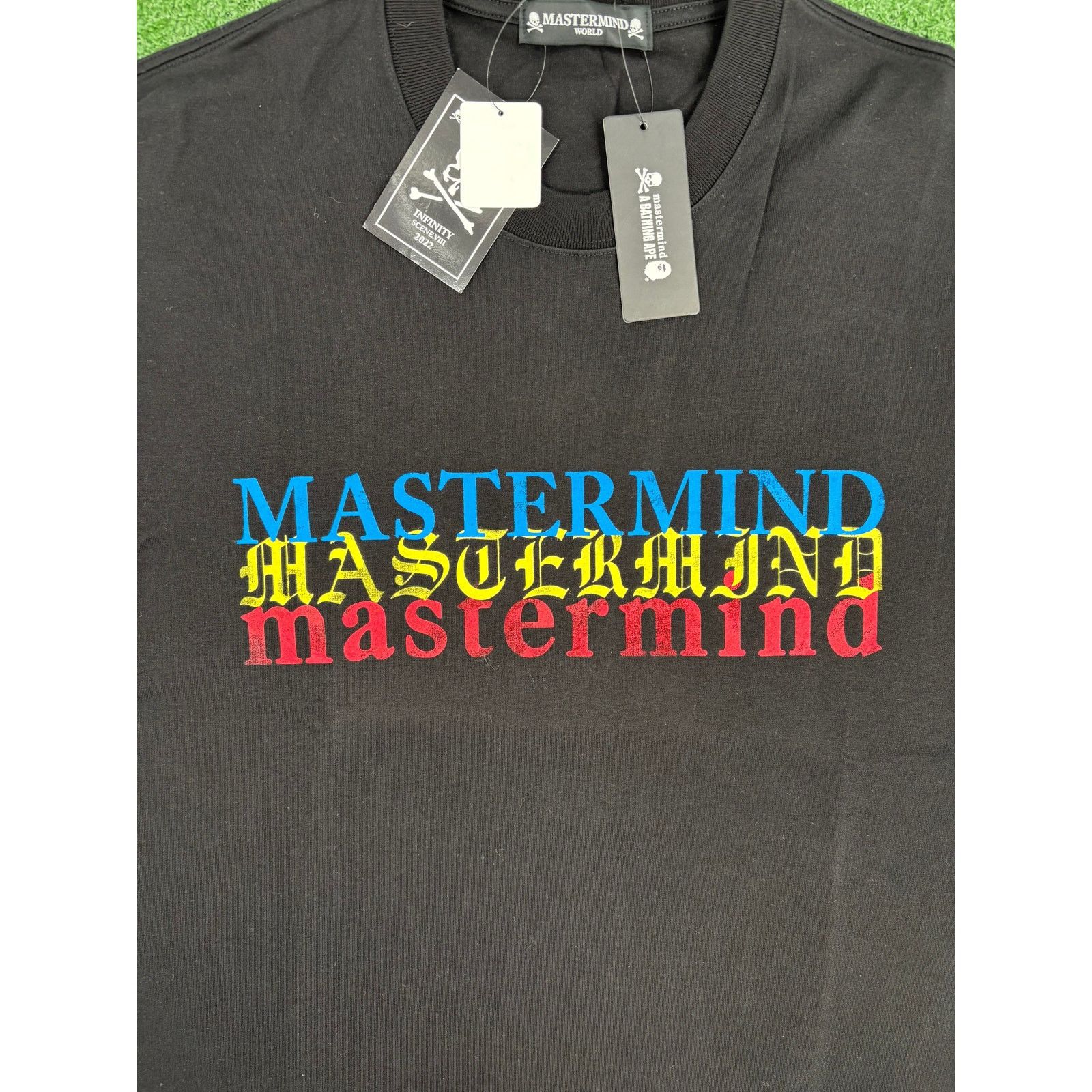Mastermind Japan Mastermind World Boxy Faded Logo Black T-Shirt Size Medium Size US M / EU 48-50 / 2 - 4 Thumbnail