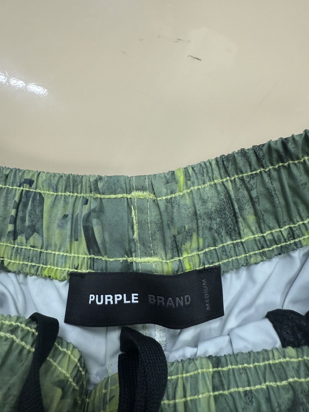 Purple Brand Purple Brand Green Multicolour Swimshorts Size US 32 / EU 48 - 4 Thumbnail