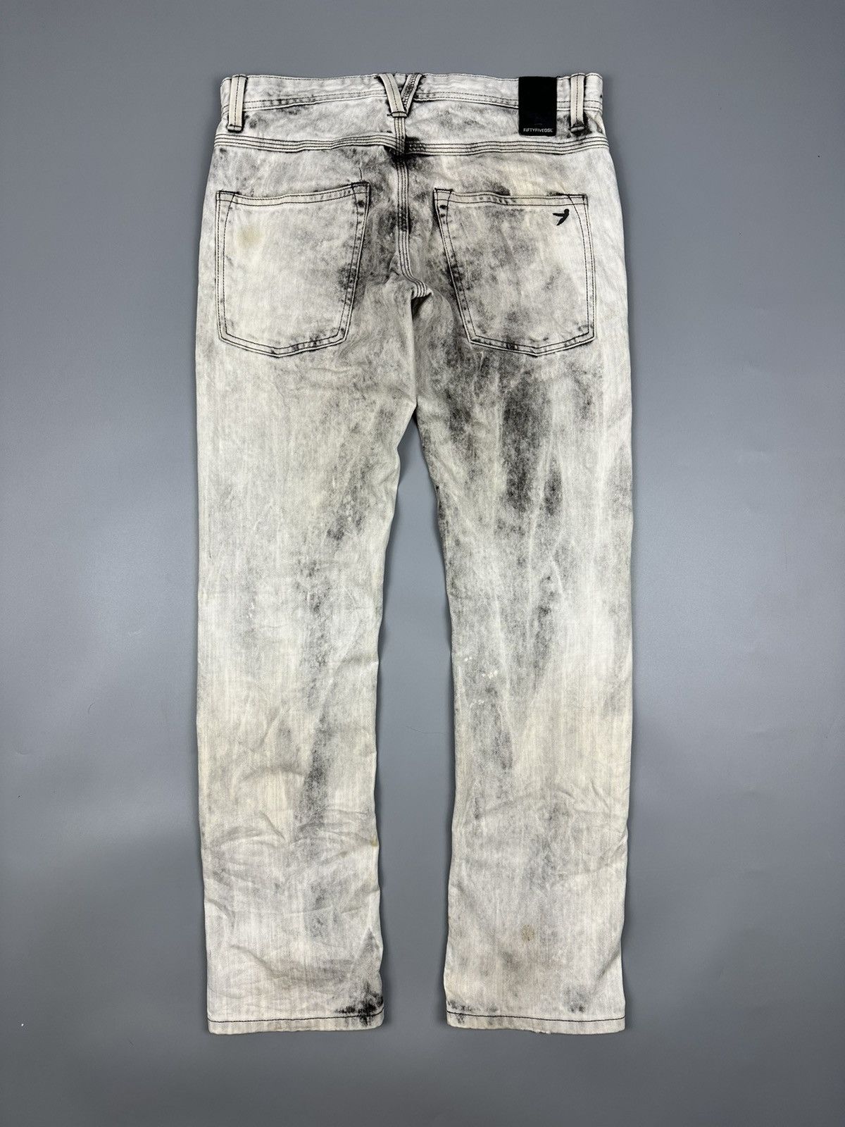 Diesel Vintage Diesel 55 Fifty Five DSL Smokey Washed Denim Size US 32 / EU 48 - 2 Thumbnail