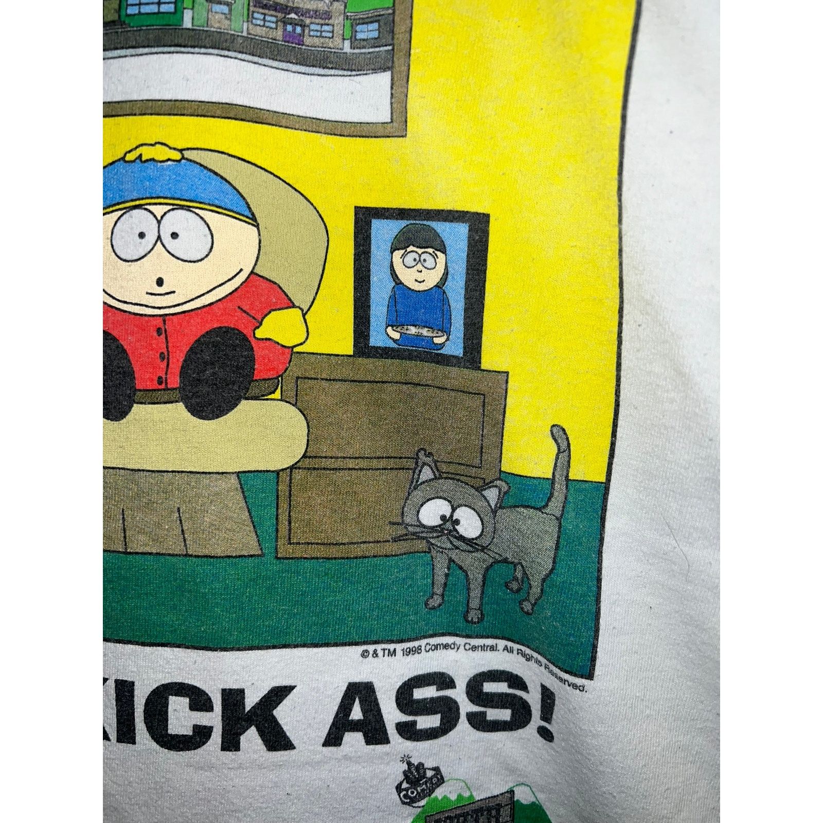Gildan Vintage South Park Shirt Cartoons Kick A Comedy Central XL Size US XL / EU 56 / 4 - 4 Thumbnail