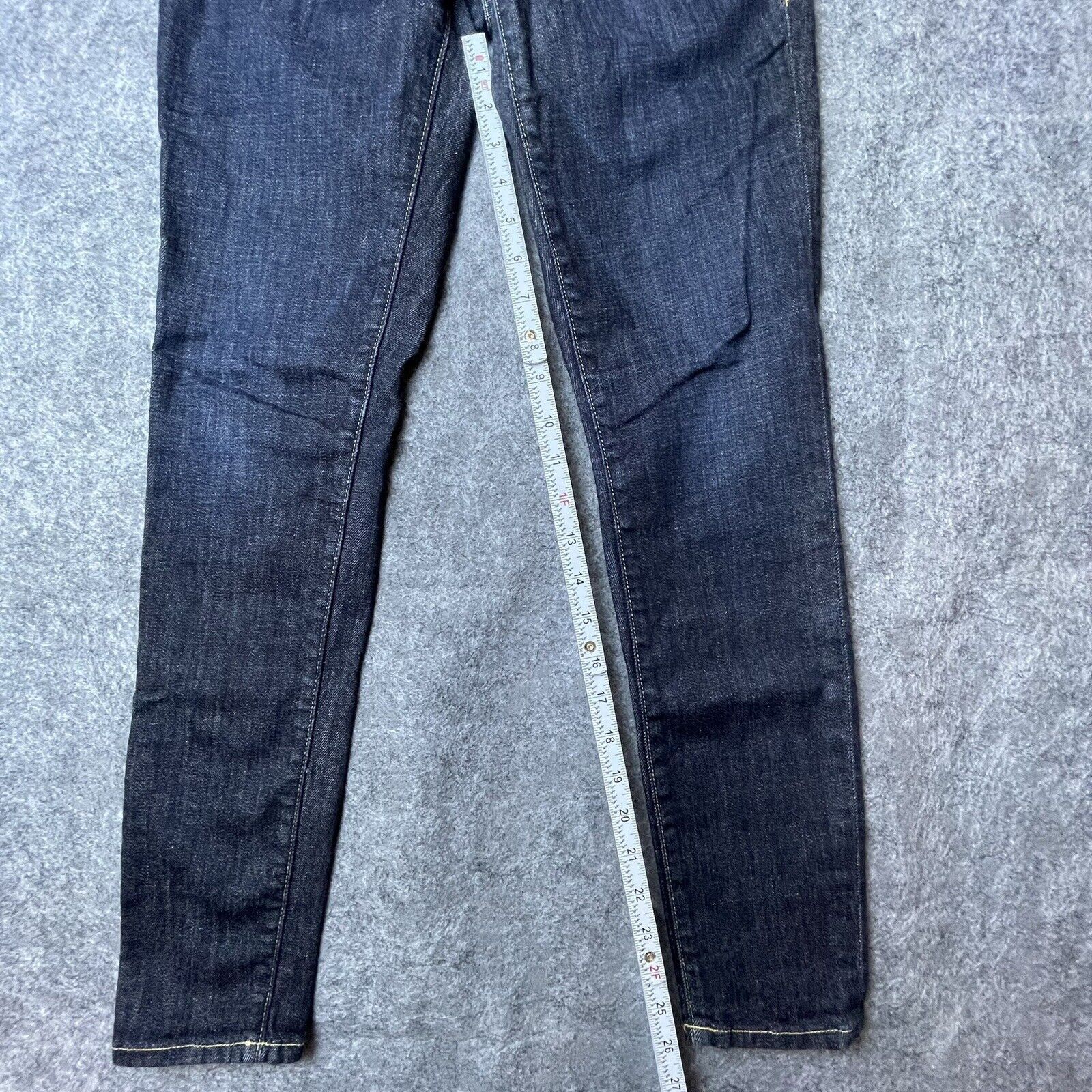 Frame Frame Denim Jeans Womens 27 Le Skinny De Jeanne Dark Size 27" / US 4 / IT 40 - 6 Thumbnail