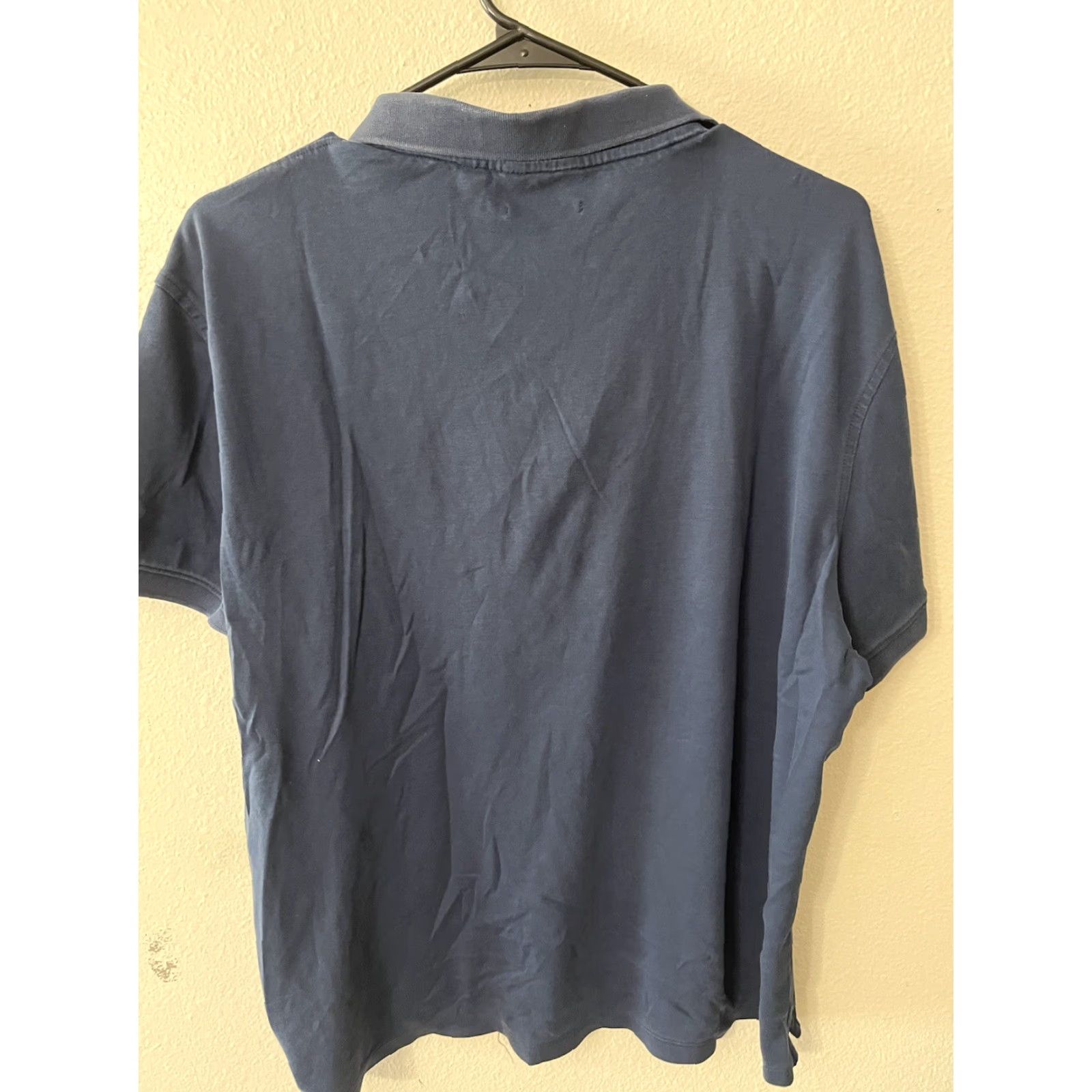 Calvin Klein VINTAGE Calvin Klein Polo Shirt Shirt XL Light Blue Short Sleeve Knit Cotton Regular Mens 90s Logo Classic Modern Polo Shirt Calvin Klein Liquid Touch Size US XL / EU 56 / 4 - 3 Thumbnail