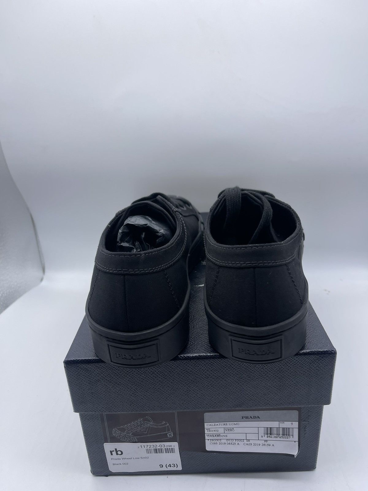 Prada Prada wheel low top sneakers size eu 43 Size US 10 / EU 43 - 4 Thumbnail