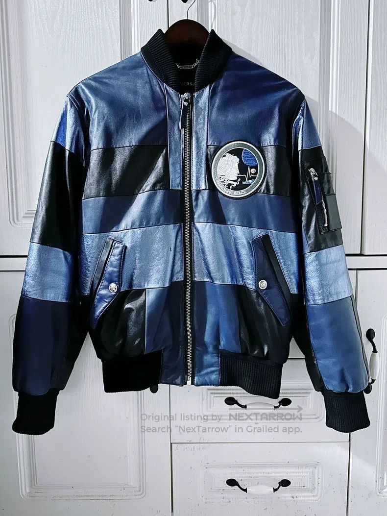 Versace Versace Leather jacket, cotton jacket, leather jacket Size US S / EU 44-46 / 1 - 1 Thumbnail