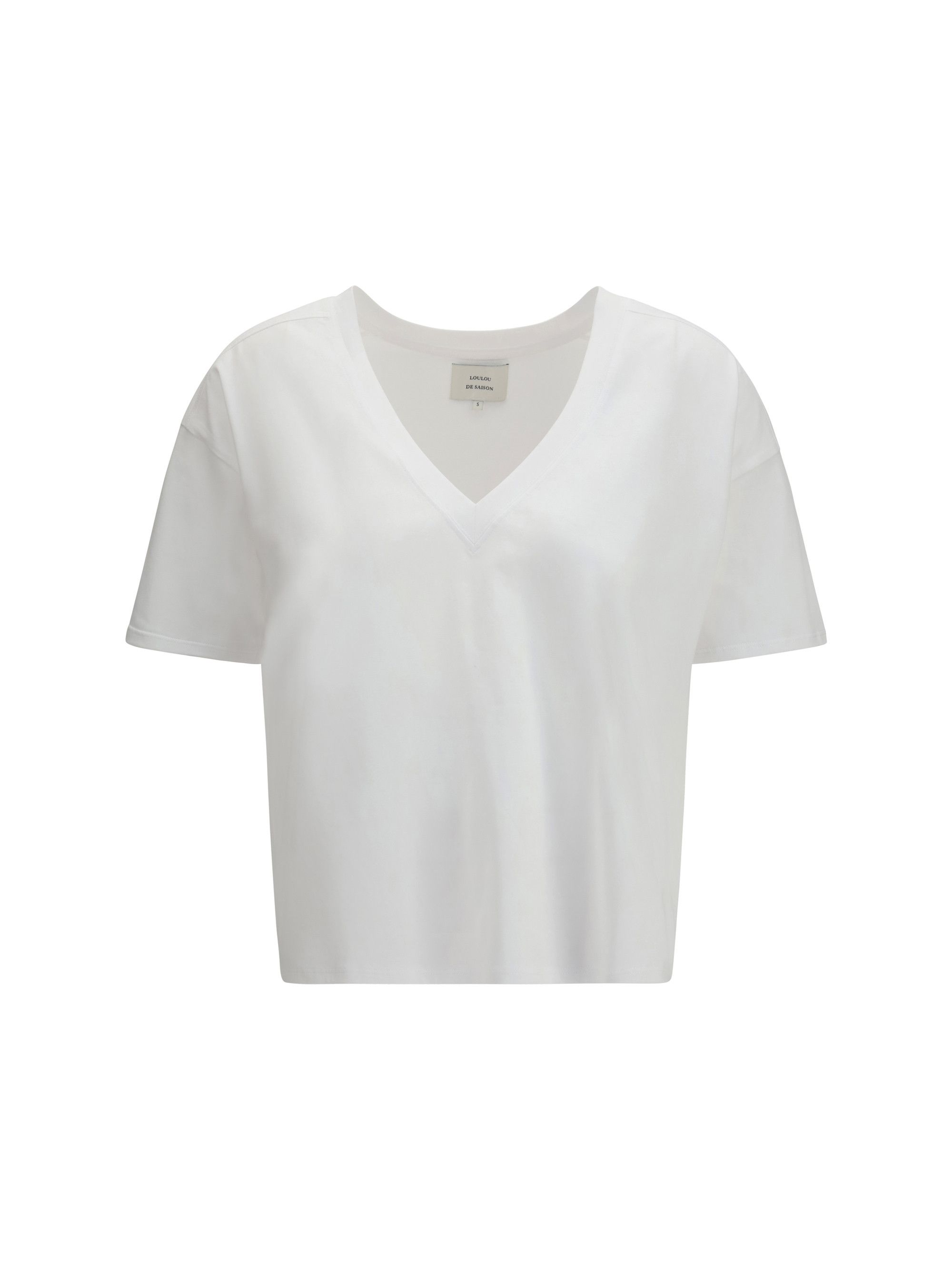 Loulou de Saison Cotton T-Shirt Size L / US 10 / IT 46 - 1 Thumbnail