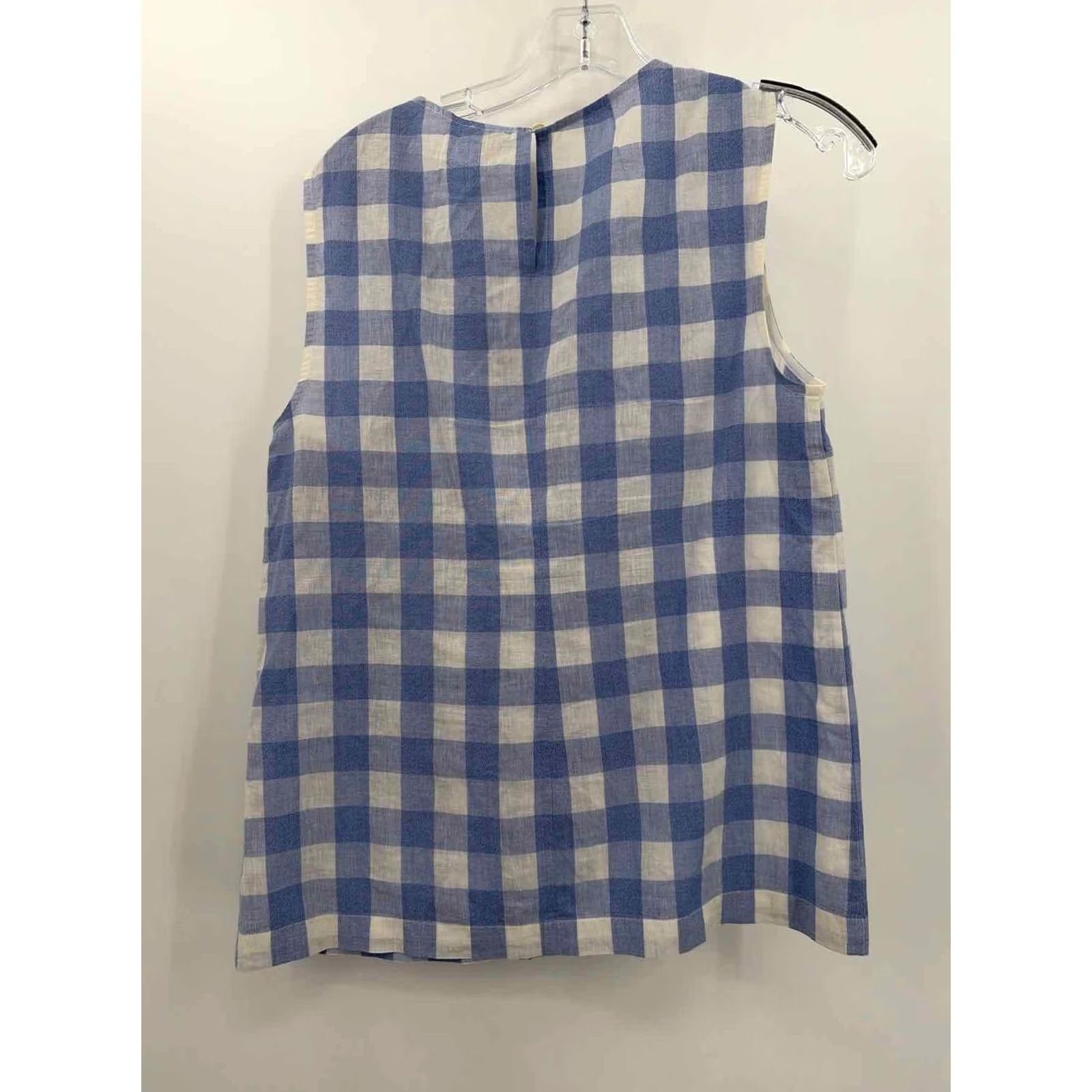Vintage J Crew Blue Gingham Tank Top Size 4 Size S / US 4 / IT 40 - 2 Thumbnail