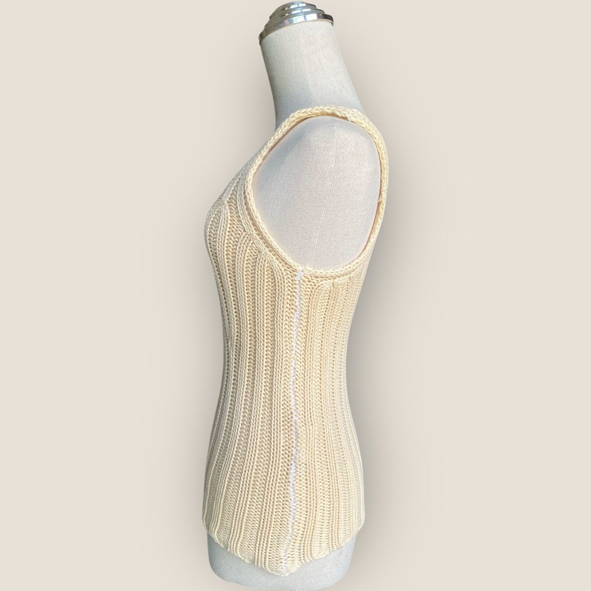 Maison Margiela archive MM6 SS06 Big Knit Tank Top Size M / US 6-8 / IT 42-44 - 6 Thumbnail