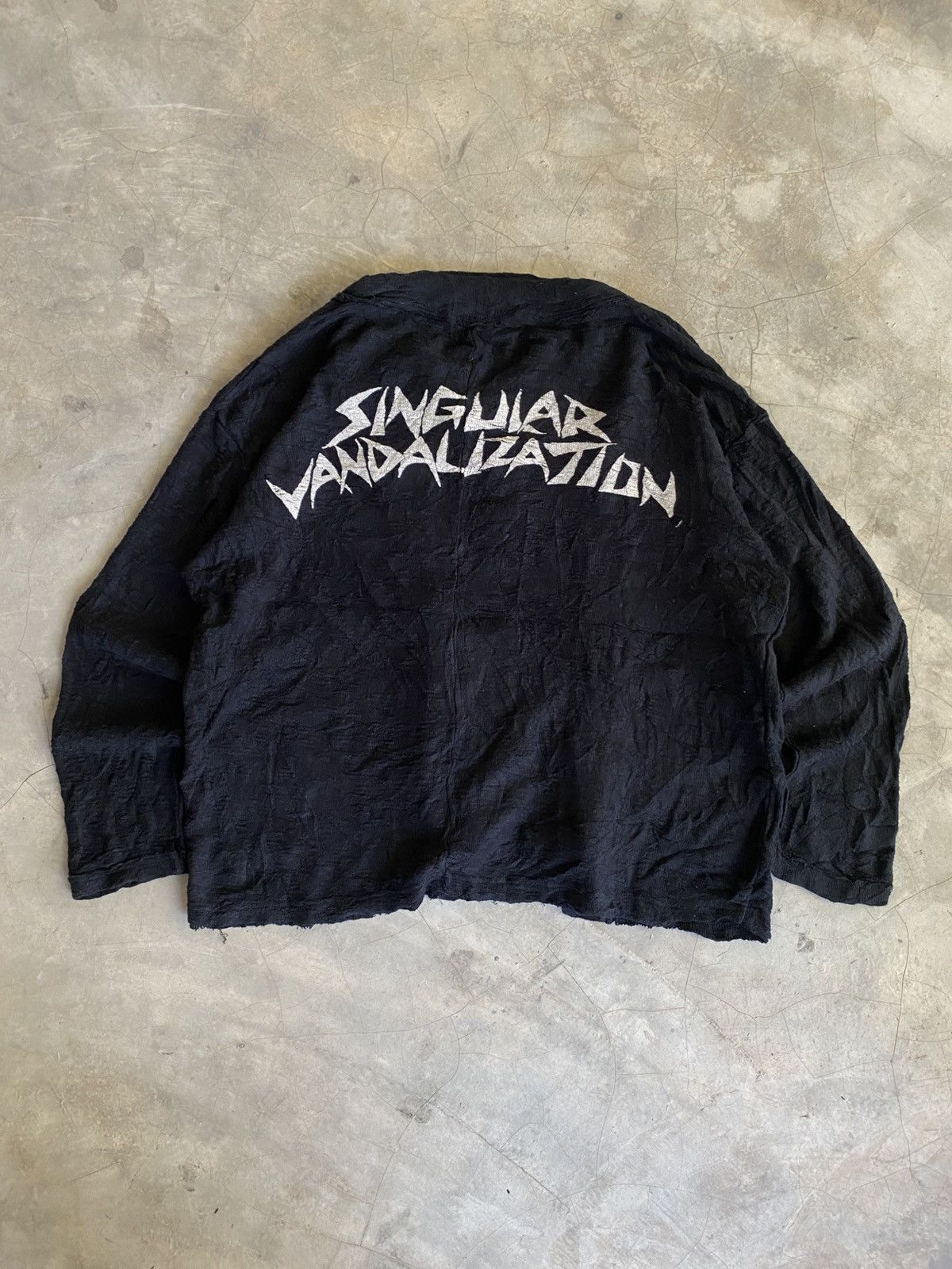Japanese Brand Rare Avant-Garde “SINGULAR VANDALIZATION” Deconstructed Size US M / EU 48-50 / 2 - 1 Thumbnail