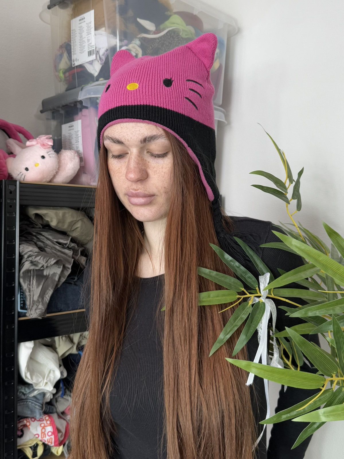 Cartoon Network × Vintage CUTE HELLO KITTY AVIATOR HAT Size ONE SIZE - 5 Thumbnail