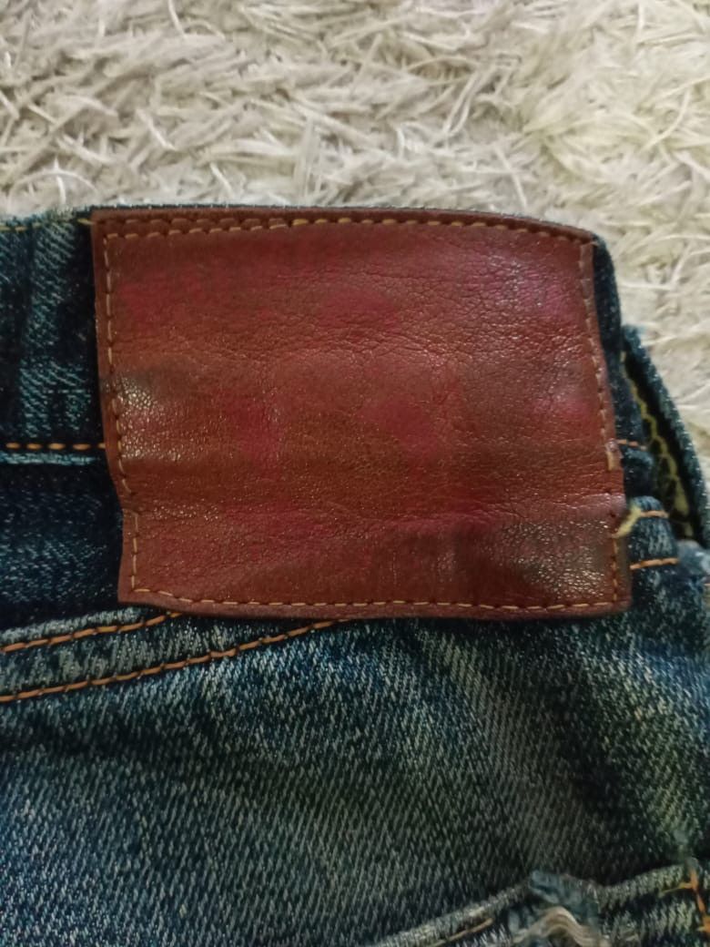 Japanese Brand × Momotaro Jeans × Vintage Vintage Distress Momotaro selvadge Jeans Size US 31 - 13 Thumbnail