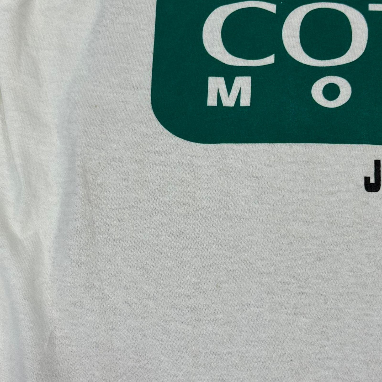 Delta VINTAGE Y2K MINIMAL WEED LOGO COTTON MOUTH TOURIST TEE: Size US M / EU 48-50 / 2 - 7 Thumbnail