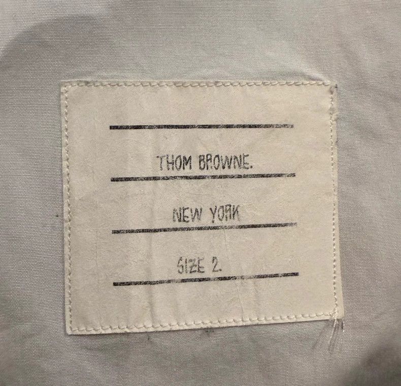 Thom Browne Thom Browne size2 Three-color shirt collar in light blue Size US M / EU 48-50 / 2 - 4 Thumbnail