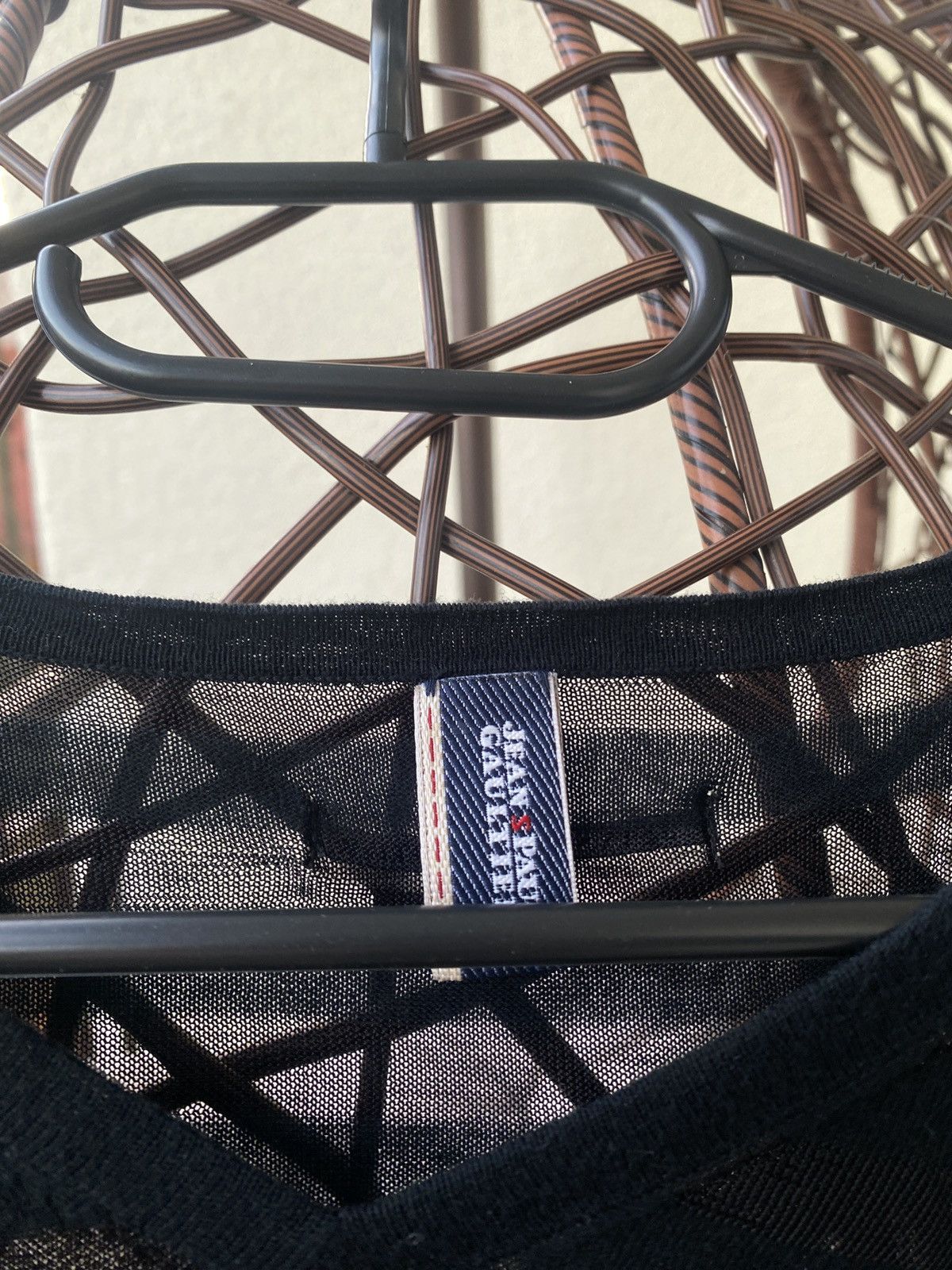 Jean Paul Gaultier Luxury jean paul gaultier transparent with logo on chest Size L / US 10 / IT 46 - 2 Thumbnail