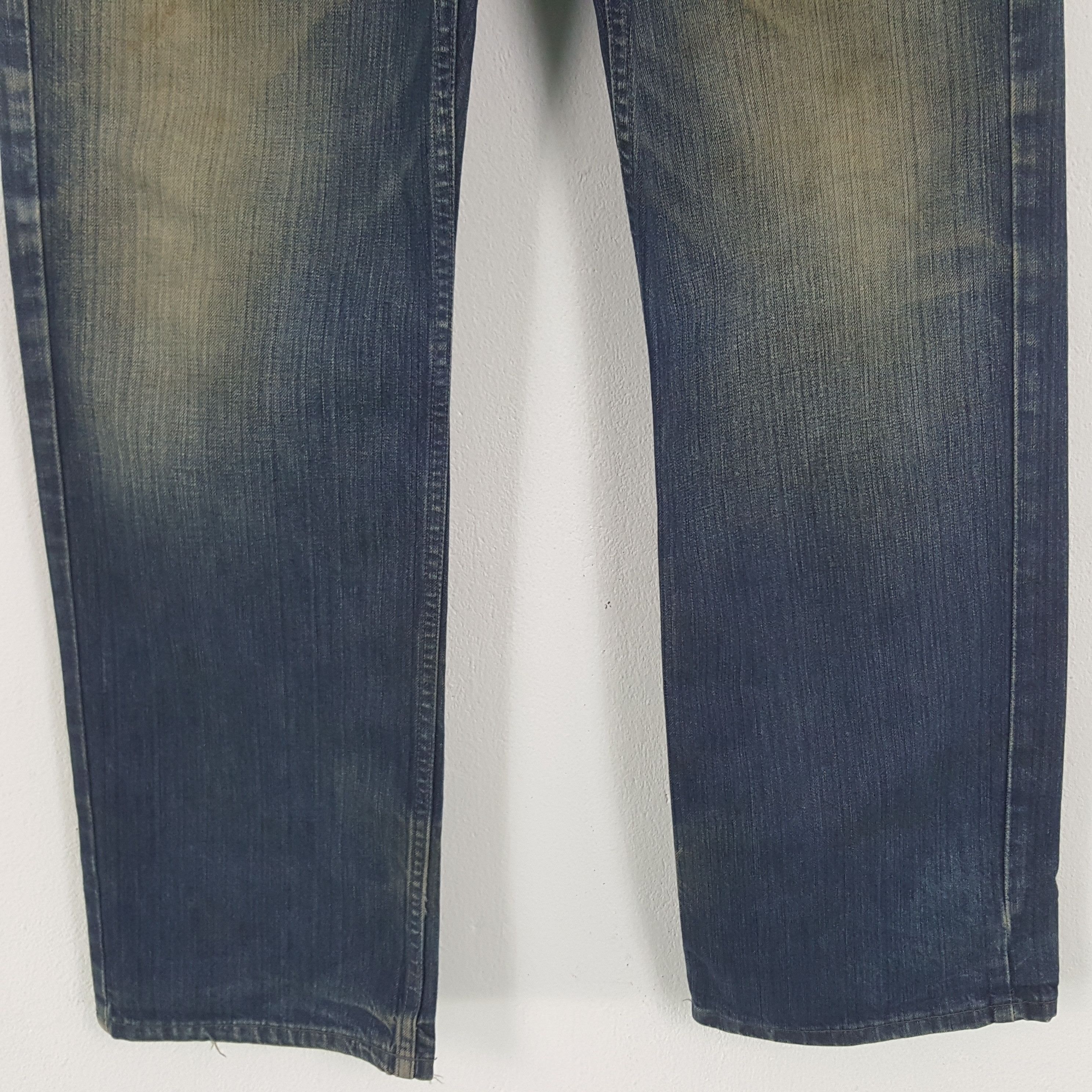 Stussy × Vintage Vintage Stussy Workgear Custom Big Logo Denim Jeans Size US 33 - 6 Thumbnail