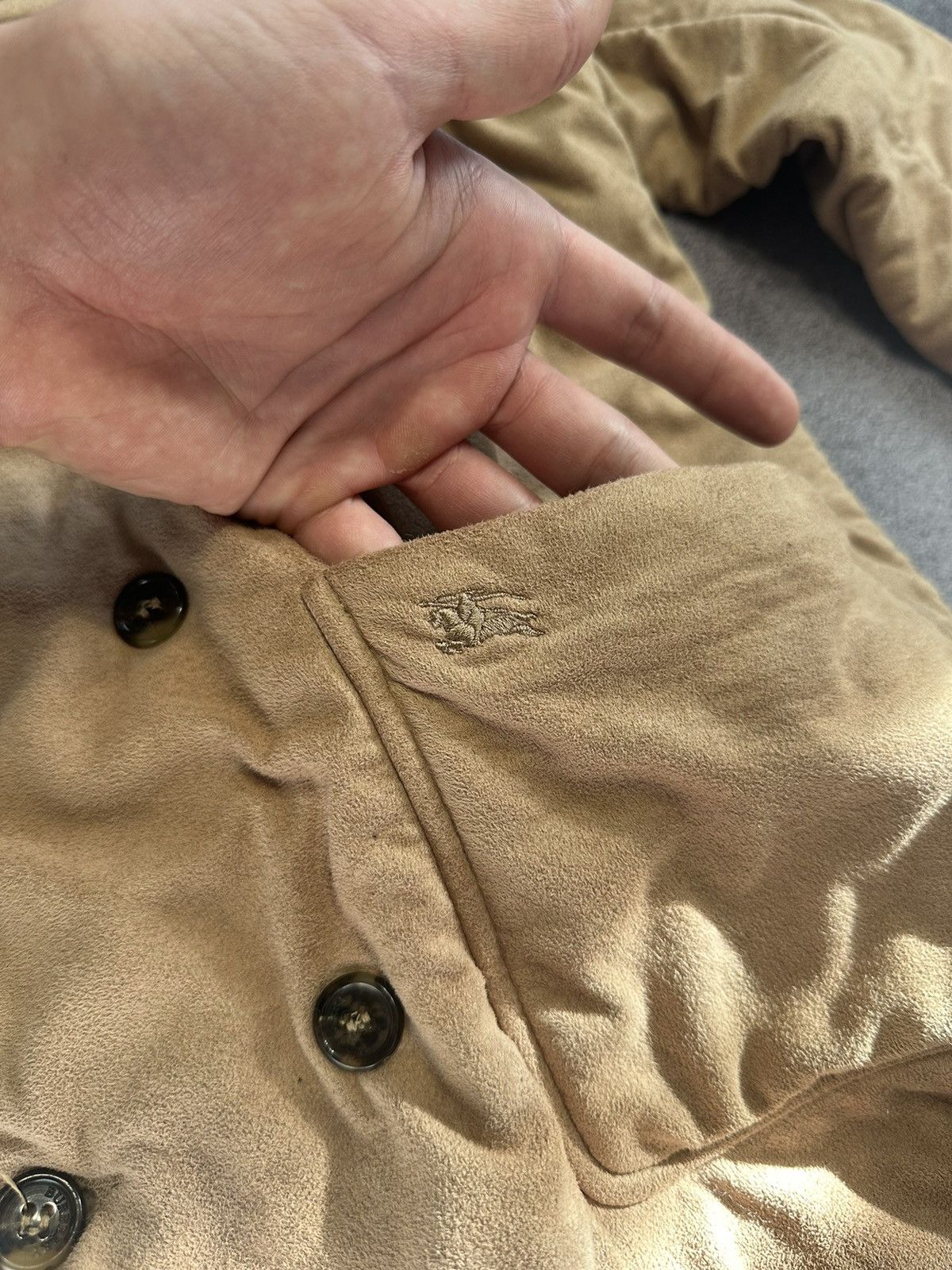 Burberry × Vintage 🐐 Burberry Vintage Wool Coat Size M / US 6-8 / IT 42-44 - 2 Thumbnail
