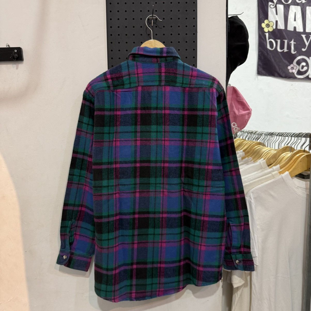 Vintage Private Property flannel checkered plaid shirt Size US XL / EU 56 / 4 - 3 Thumbnail