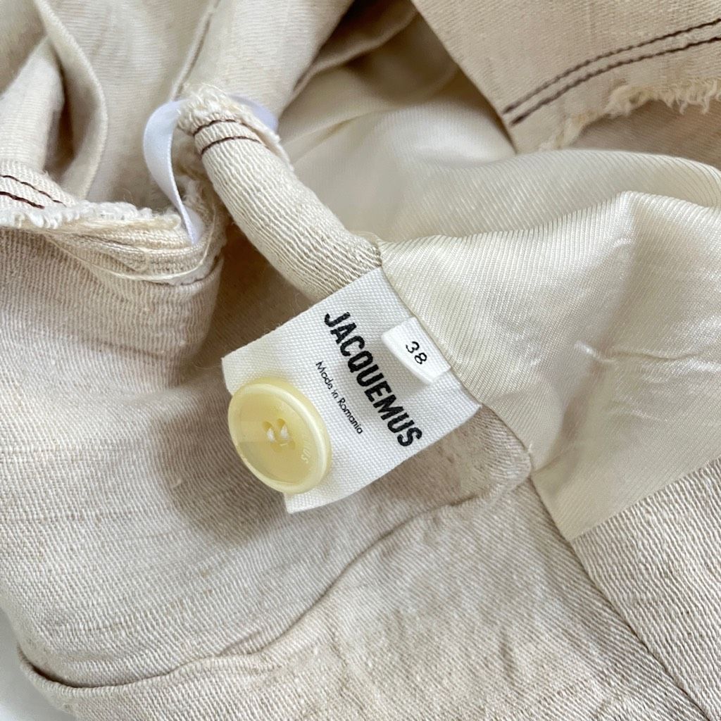 Jacquemus JACQUEMUS La Veste Camargue in Light Beige Size M / US 6-8 / IT 42-44 - 14 Thumbnail