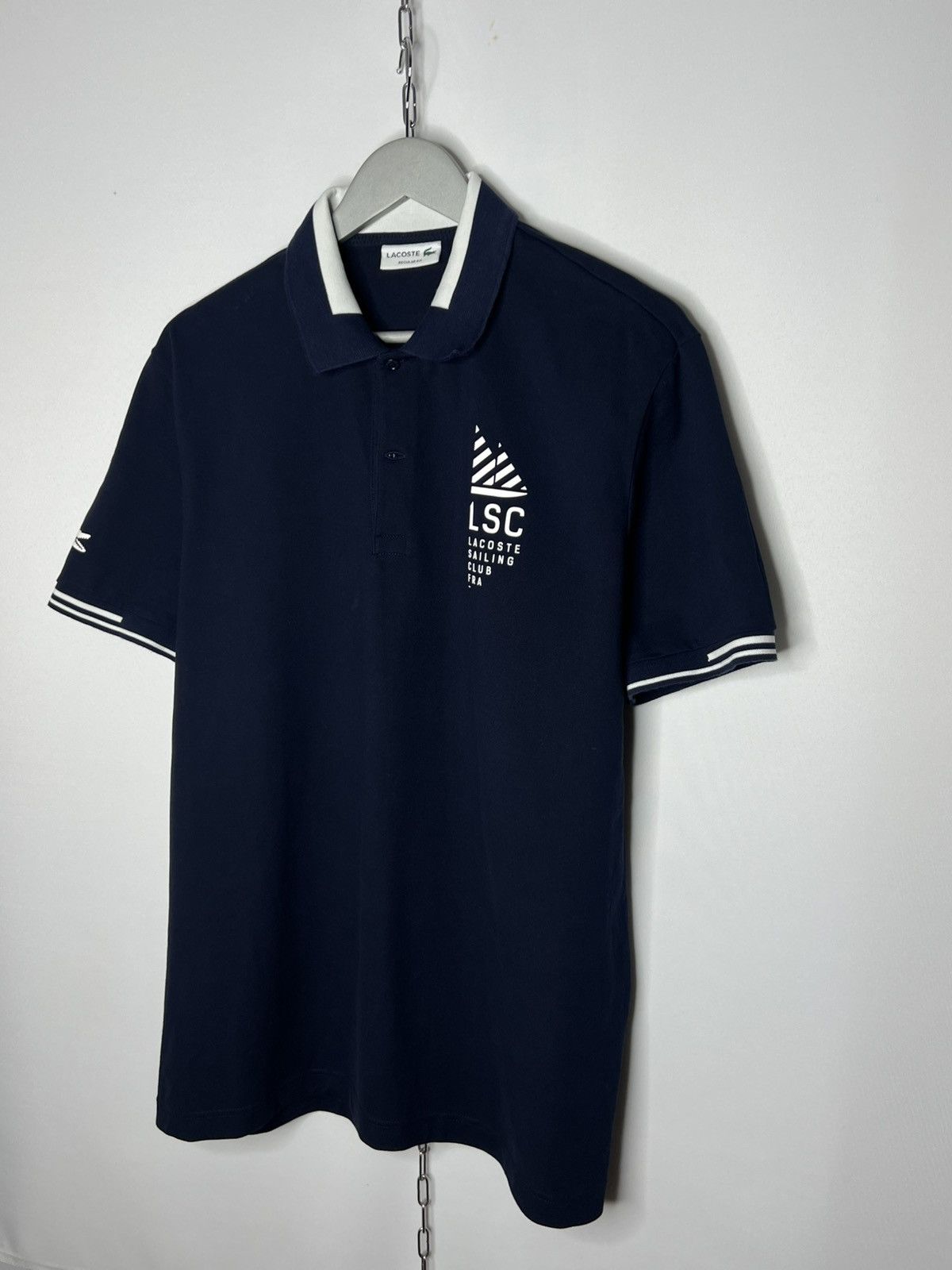 Lacoste Lacoste Sailing Club Luxury Big Crockodile Polo Shirt Size US XXL / EU 58 / 5 - 2 Thumbnail