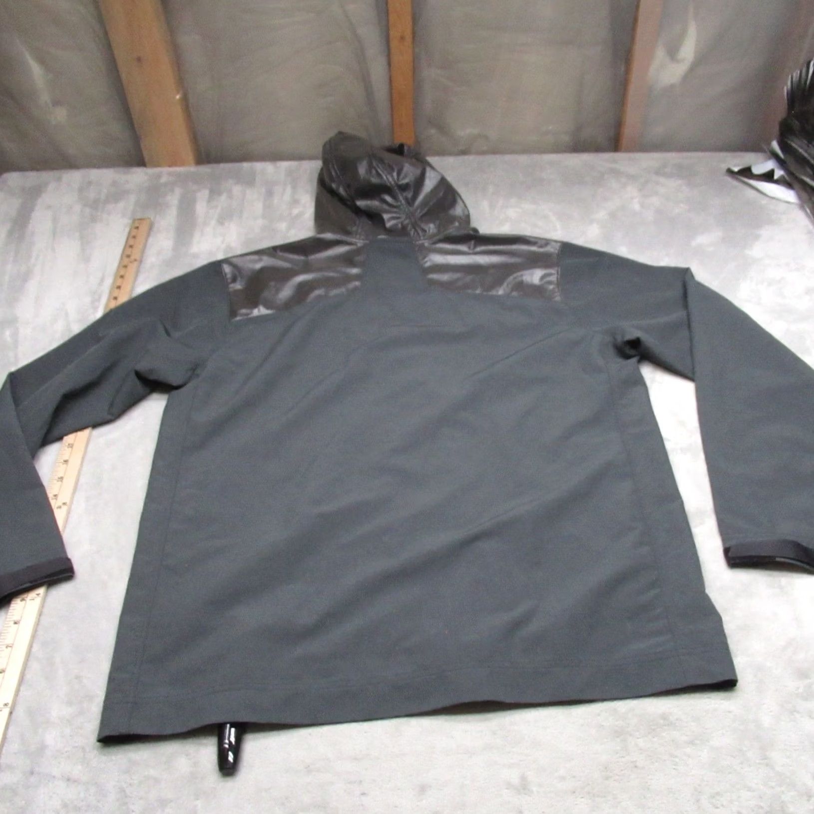Nike VINTAGE Nike Pro Training Jacket Mens L Black Hood Water Repellant Full Zip Athletic Size US L / EU 52-54 / 3 - 7 Thumbnail