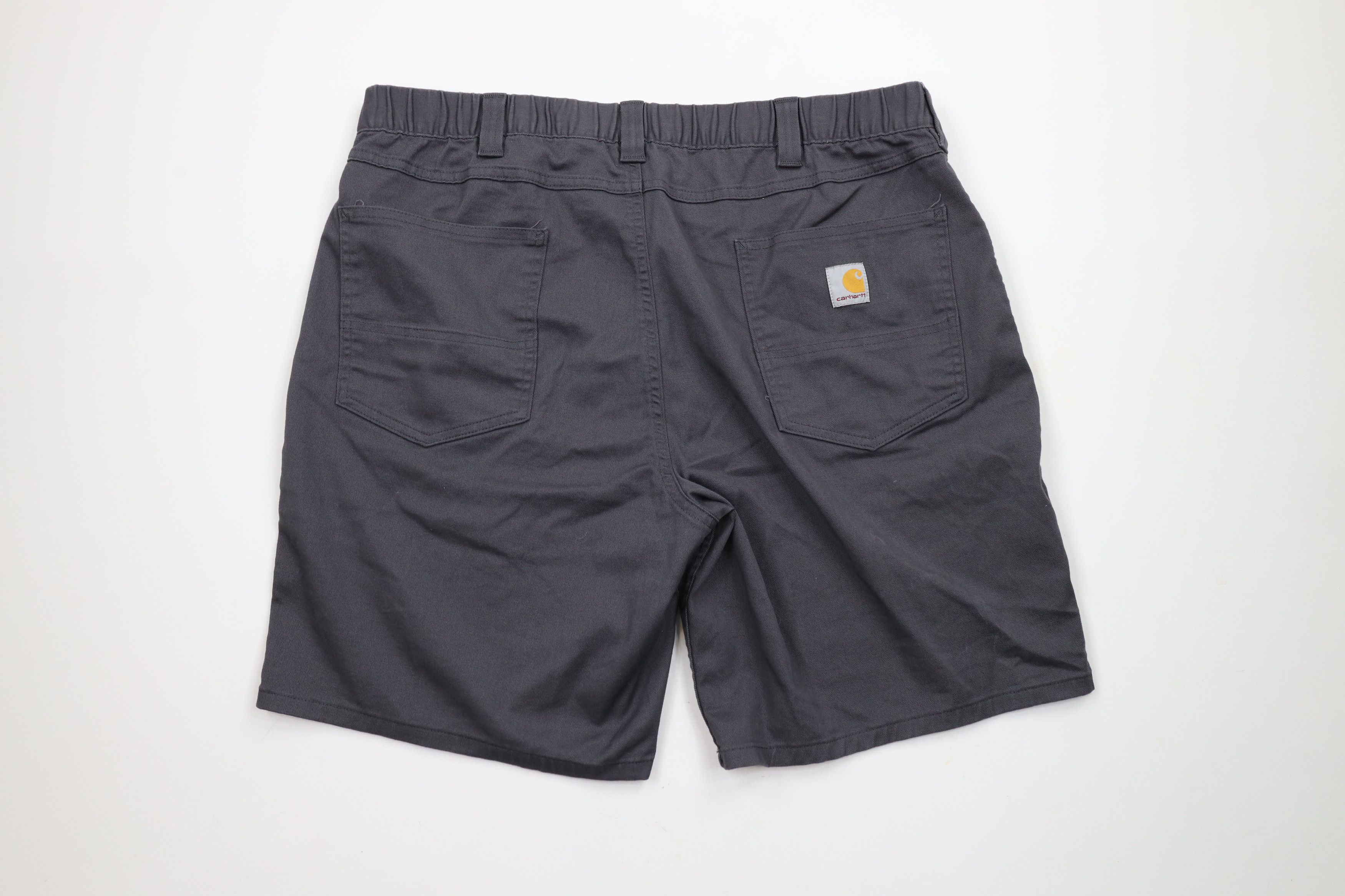 Carhartt × Vintage Carhartt Relaxed Fit Above Knee Cotton Twill Shorts Gray Size US 38 / EU 54 - 8 Thumbnail